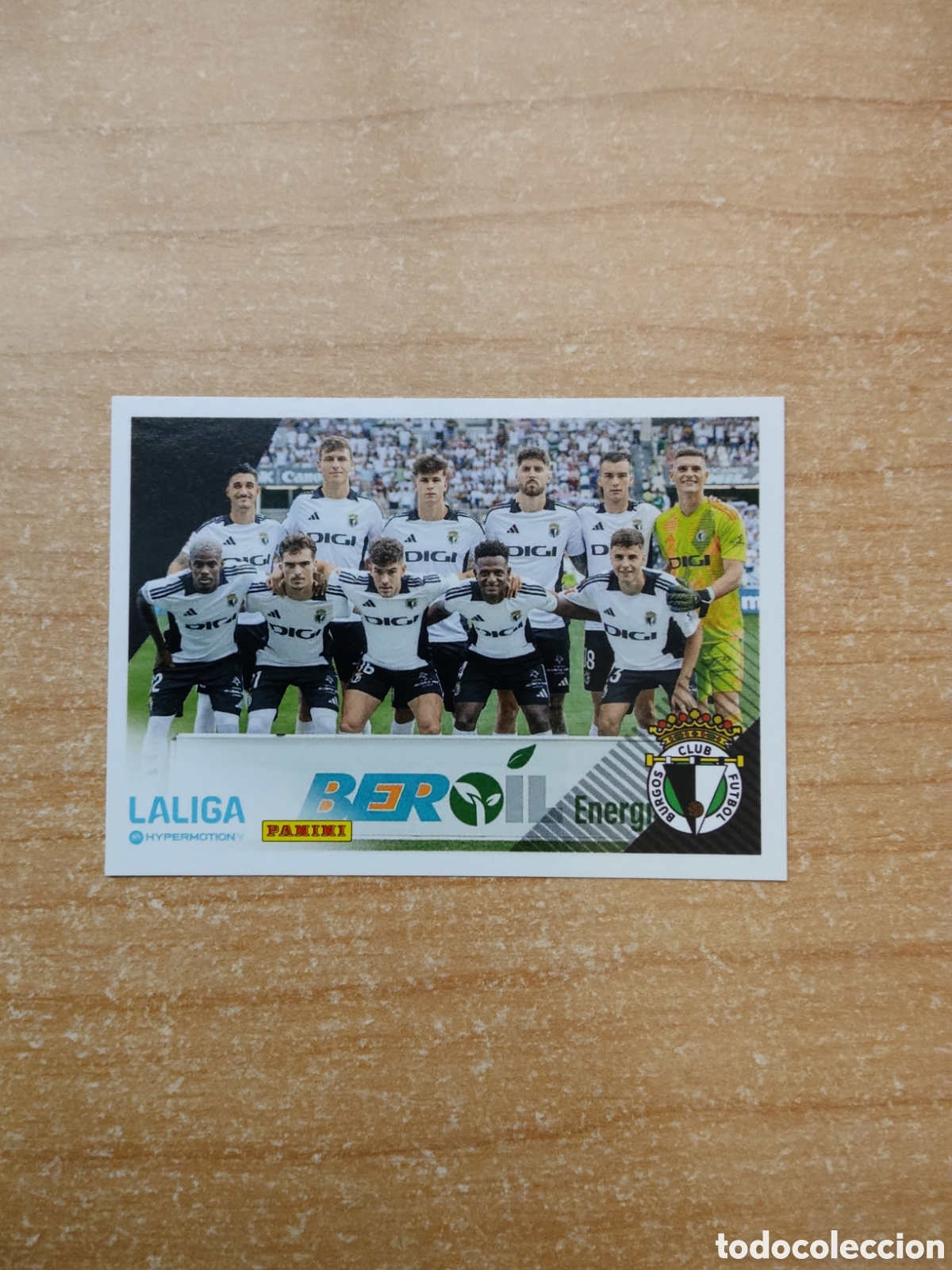 Cromos de f&uacute;tbol: 41 PLANTILLA BURGOS LIGA HYPERMOTION 2024 2025
