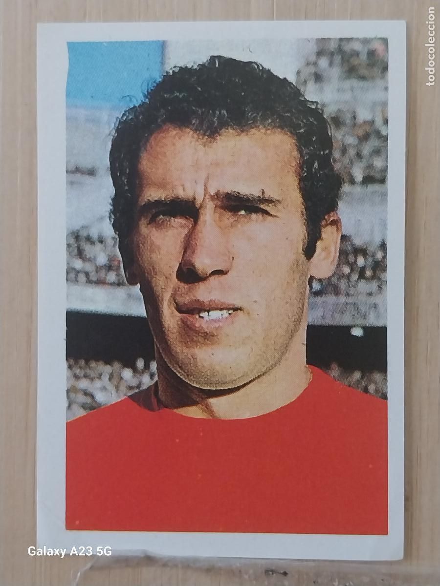 Cromos de f&uacute;tbol: AMANCIO ESPA&Ntilde;A A&Ntilde;O 1970 ASES IX MUNDIAL MEXICO ED FHER CROMO SIN PEGAR NUNCA ORIGINAL