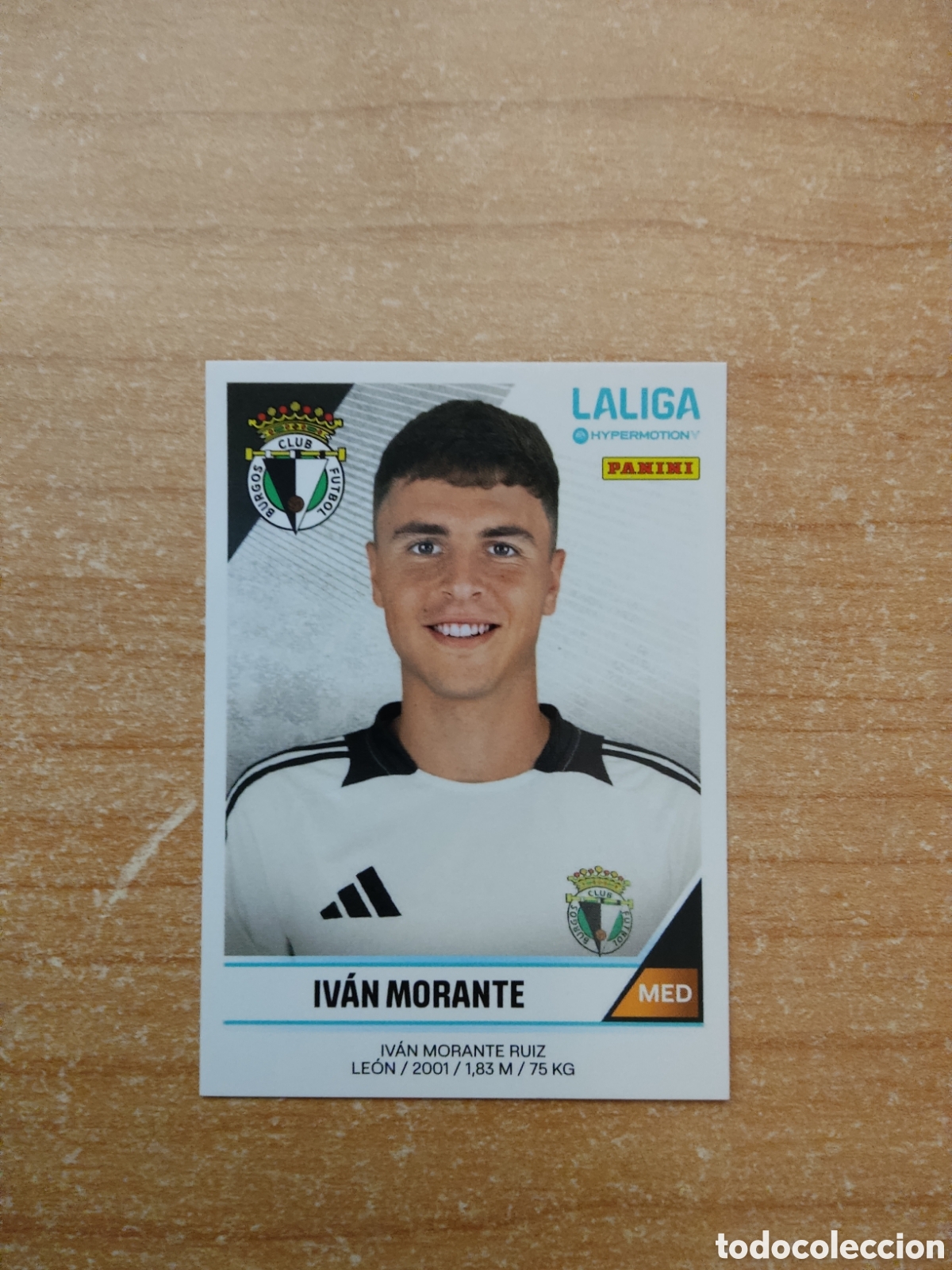 Cromos de f&uacute;tbol: 51 IVAN MORANTE BURGOS LIGA HYPERMOTION 2024 2025