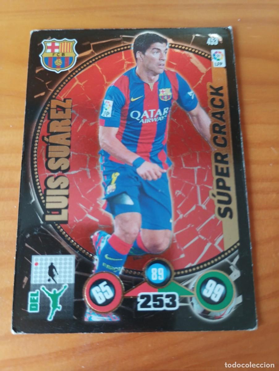 Cromos de f&uacute;tbol: 453 Luis SUAREZ BARCELONA BAR&Ccedil;A SUPERCRACK CROMO FUTBOL PANINI LIGA 14-15 ADRENALYN 2014-2015