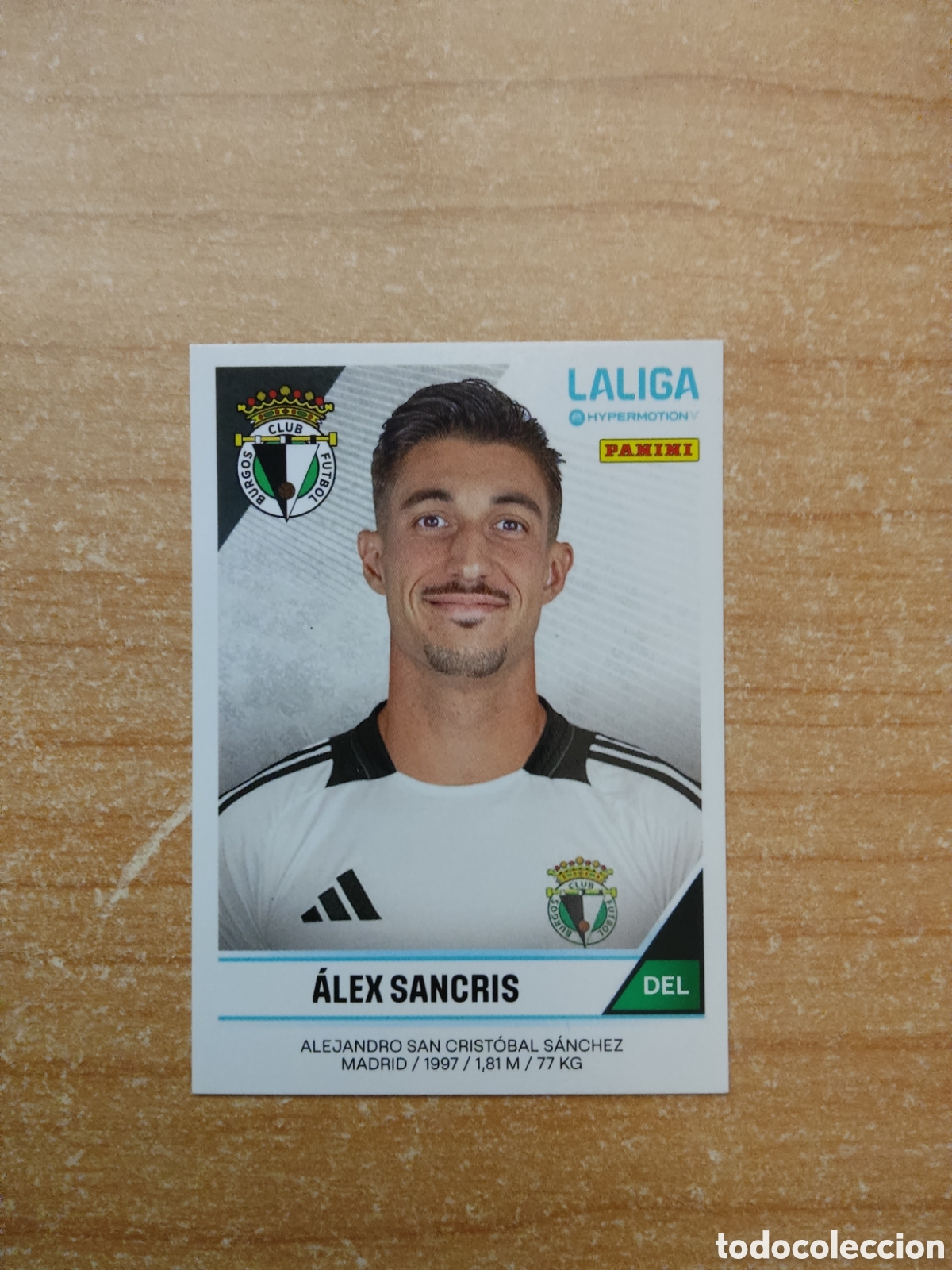 Cromos de f&uacute;tbol: 54 ALEX SANCRIS BURGOS LIGA HYPERMOTION 2024 2025