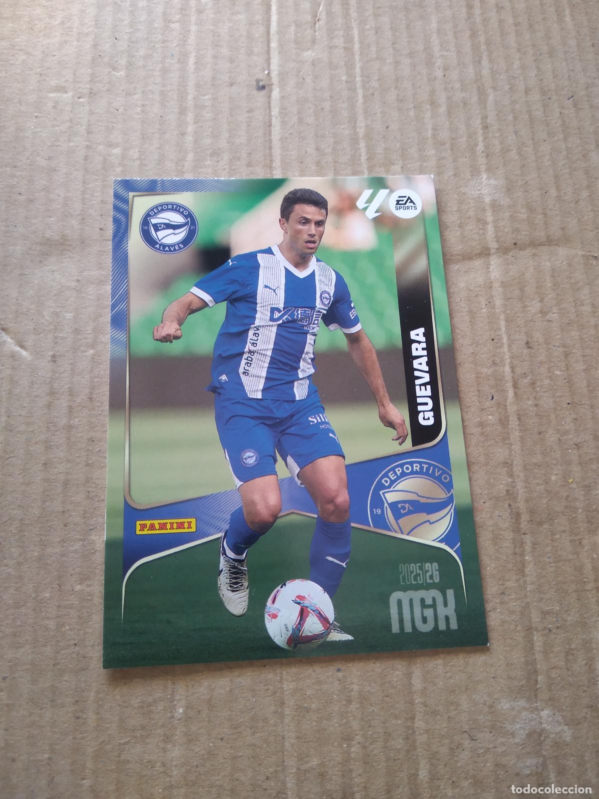 Cromos de f&uacute;tbol: 28 GUEVARA ALAVES CROMO FUTBOL PANINI LIGA MGKS 25-26 MEGACRACKS 2025-2026
