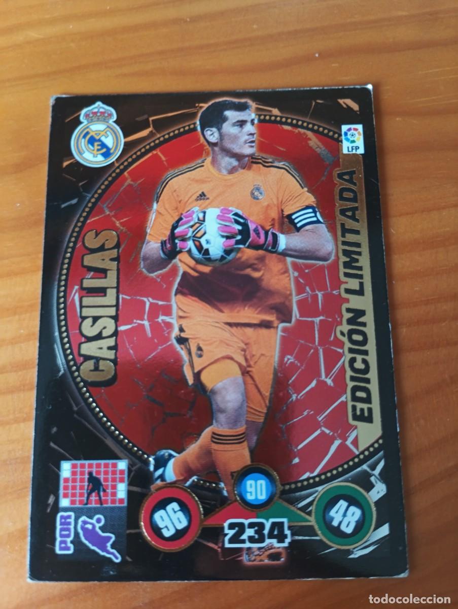 Cromos de f&uacute;tbol: CASILLAS REAL MADRID EDICI&Oacute;N LIMITADA ADRENALYN 2014-15 PANINI