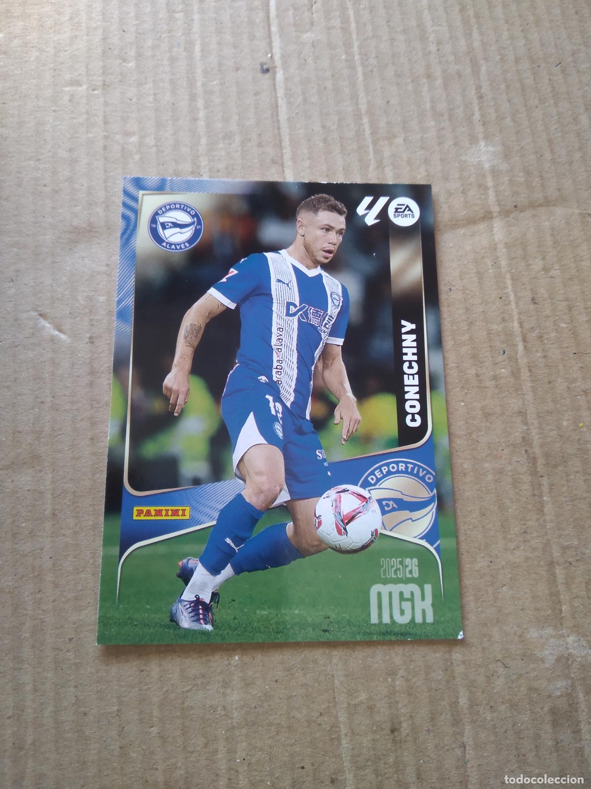 Cromos de f&uacute;tbol: 33 CONECHNY ALAVES CROMO FUTBOL PANINI LIGA MGKS 25-26 MEGACRACKS 2025-2026