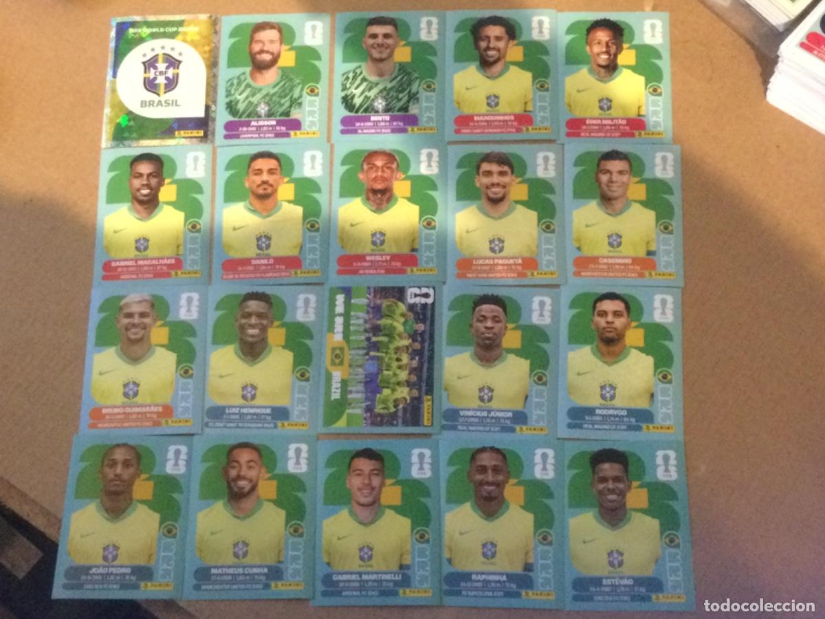 Cromos de f&uacute;tbol: Cromos mundial 2026 Brasil completo, Vinicius, Rapinha, Militao etc
