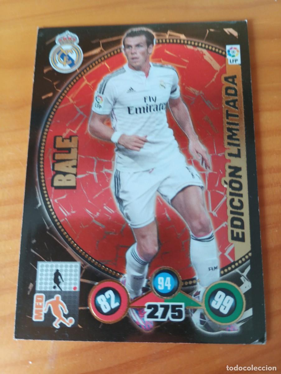 Figurine di Calcio: BALE EDICION LIMITADA REAL MADRID CROMOS ALBUM ADRENALYN XL LIGA FUTBOL 2014 2015