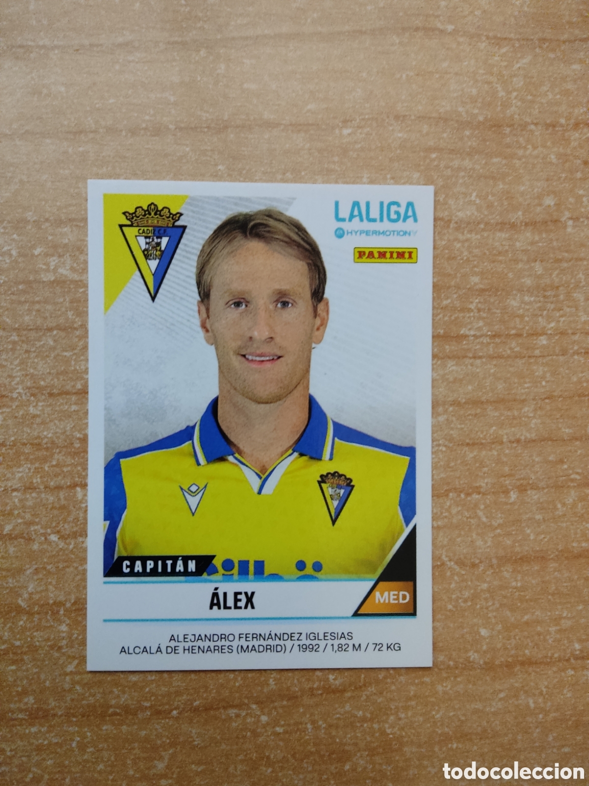 Figurine di Calcio: 70 A ALEX CADIZ LIGA HYPERMOTION 2024 2025