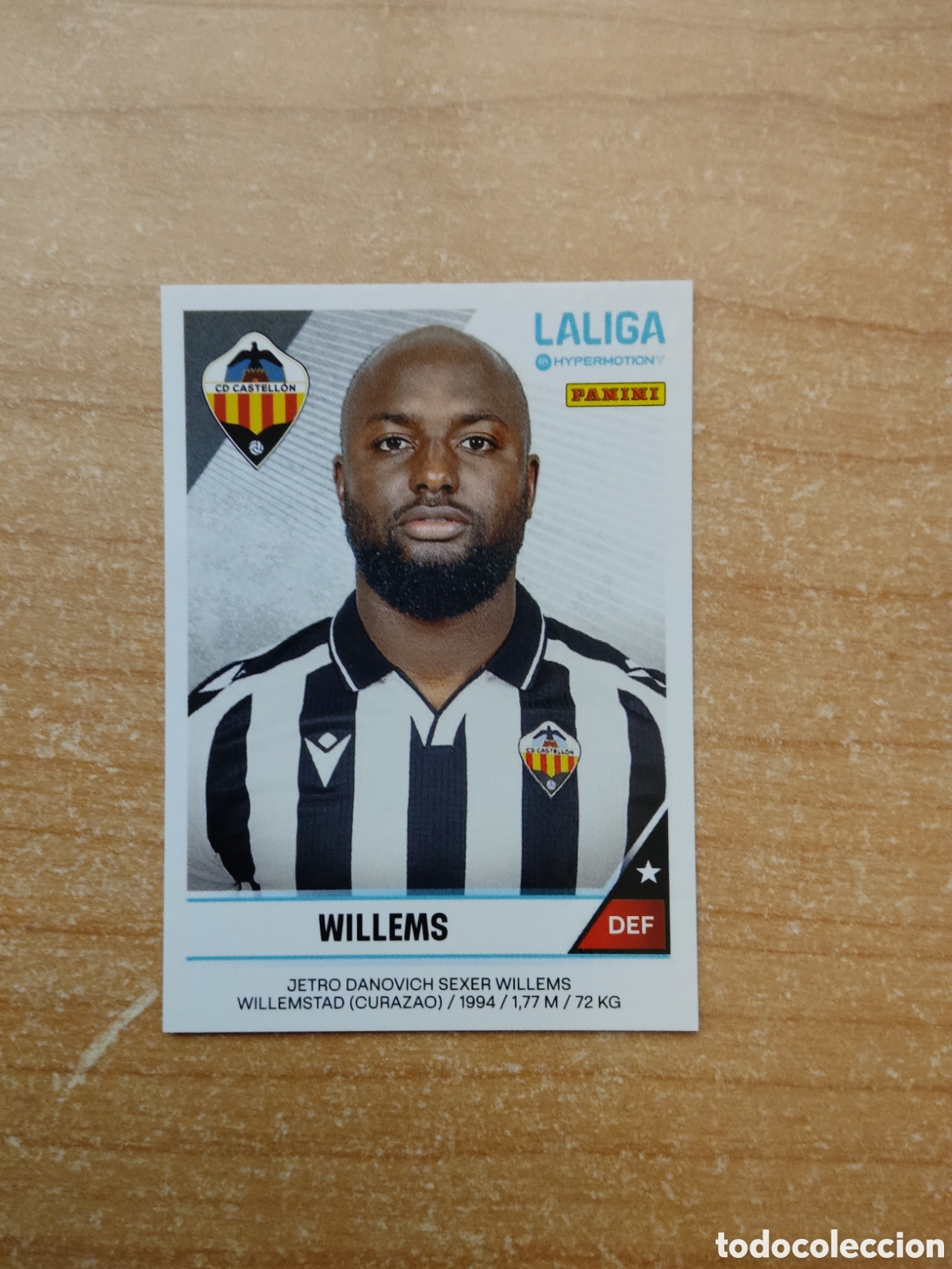 Cromos de f&uacute;tbol: 105 A WILLEMS CASTELL&Oacute;N LIGA HYPERMOTION 2024 2025