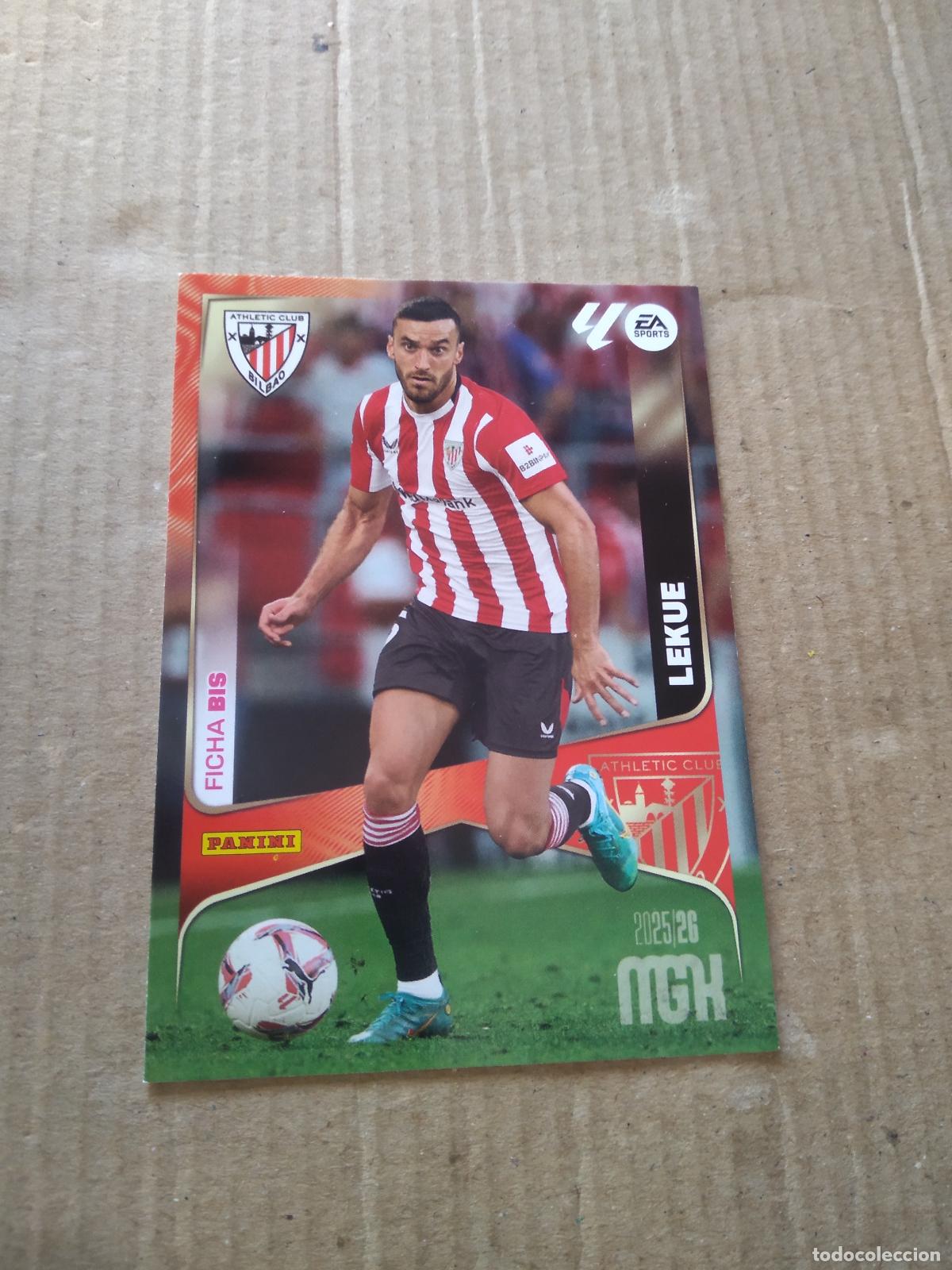 Cromos de f&uacute;tbol: 40 BIS LEKUE ATHLETIC CLUB BILBAO CROMO FUTBOL PANINI LIGA MGKS 25-26 MEGACRACKS 2025-2026