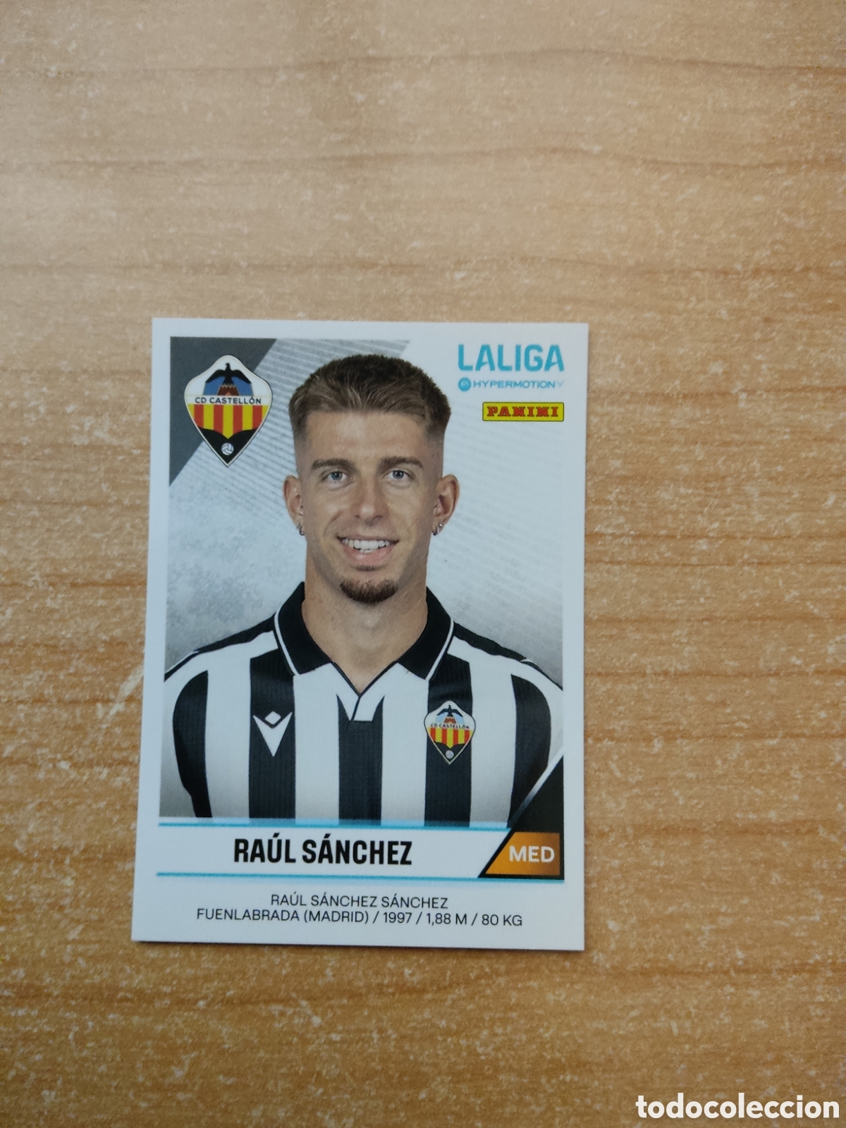 Cromos de f&uacute;tbol: 109 RAUL SANCHEZ CASTELL&Oacute;N LIGA HYPERMOTION 2024 2025