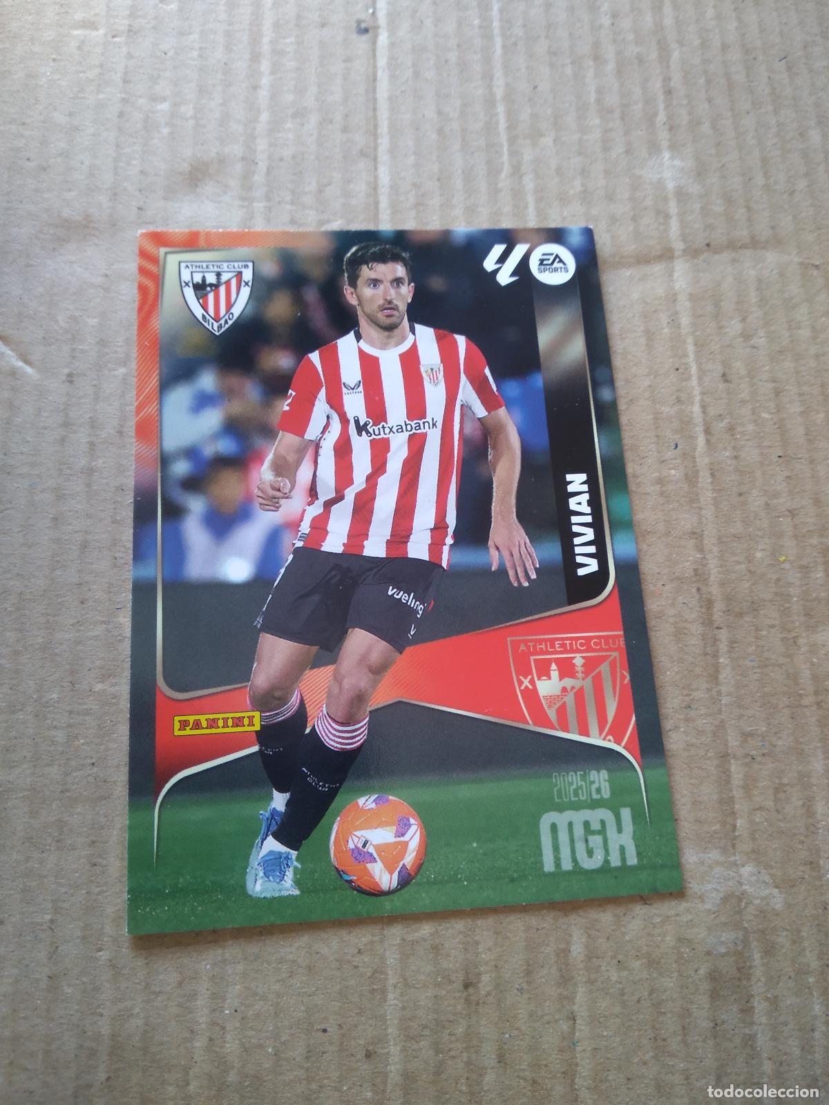 Cromos de f&uacute;tbol: 41 VIVIAN ATHLETIC CLUB BILBAO CROMO FUTBOL PANINI LIGA MGKS 25-26 MEGACRACKS 2025-2026