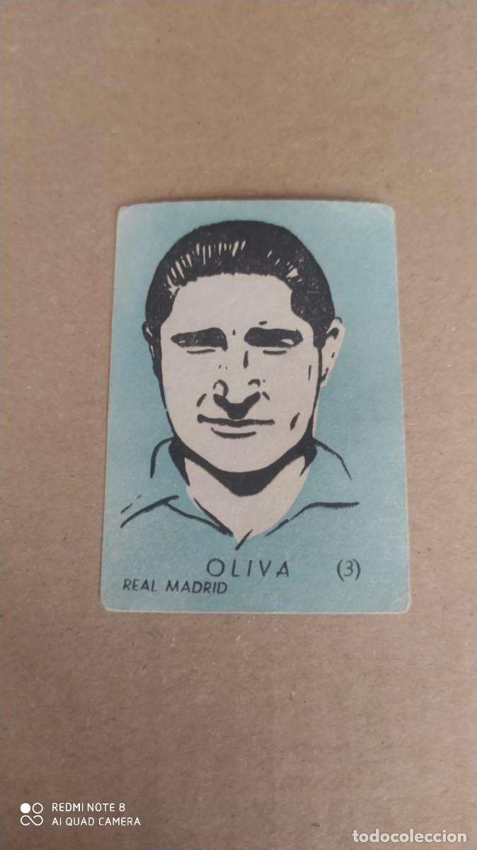 Cromos de f&uacute;tbol: REAL MADRID 3 OLIVA DINAMICO 1951 1952 CHOCOLATES EL LINCE Y MADAM , F
