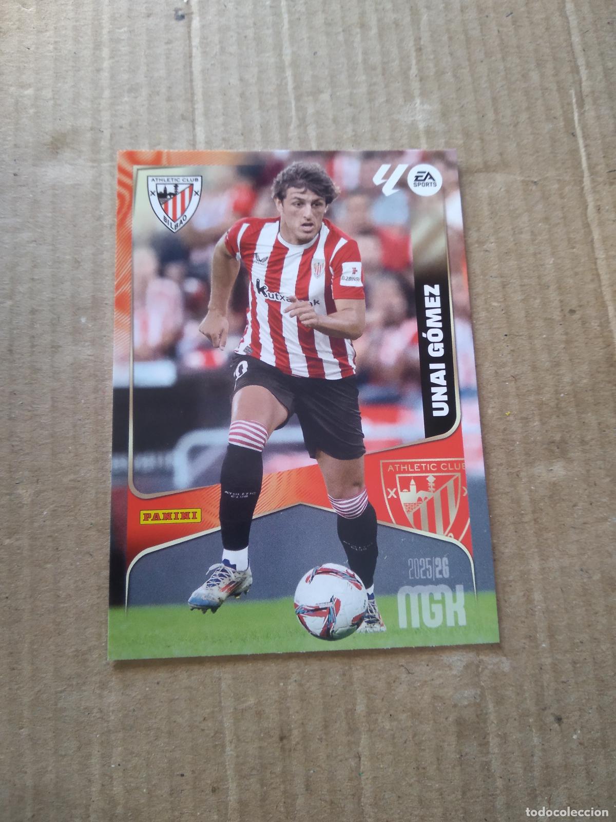 Cromos de f&uacute;tbol: 49 UNAI GOMEZ ATHLETIC CLUB BILBAO CROMO FUTBOL PANINI LIGA MGKS 25-26 MEGACRACKS 2025-2026