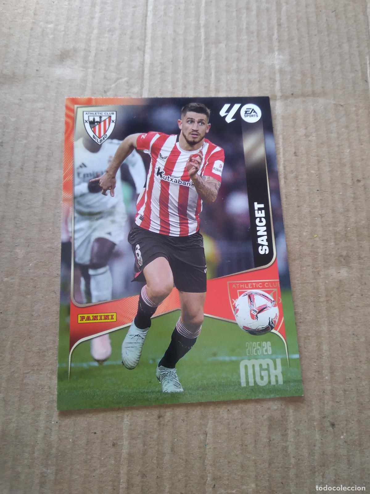 Cromos de f&uacute;tbol: 50 SANCET ATHLETIC CLUB BILBAO CROMO FUTBOL PANINI LIGA MGKS 25-26 MEGACRACKS 2025-2026