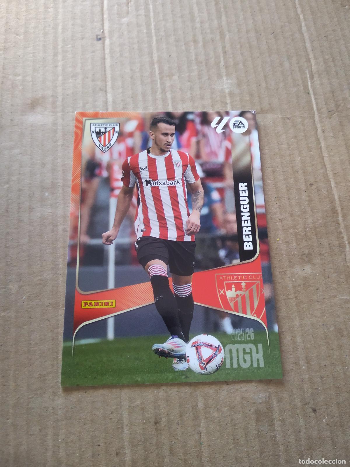 Cromos de f&uacute;tbol: 52 BERENGUER ATHLETIC CLUB BILBAO CROMO FUTBOL PANINI LIGA MGKS 25-26 MEGACRACKS 2025-2026