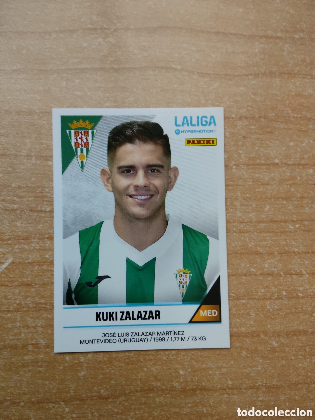 Cromos de f&uacute;tbol: 130 A KUKI SALAZAR CORDOBA LIGA HYPERMOTION 2024 2025
