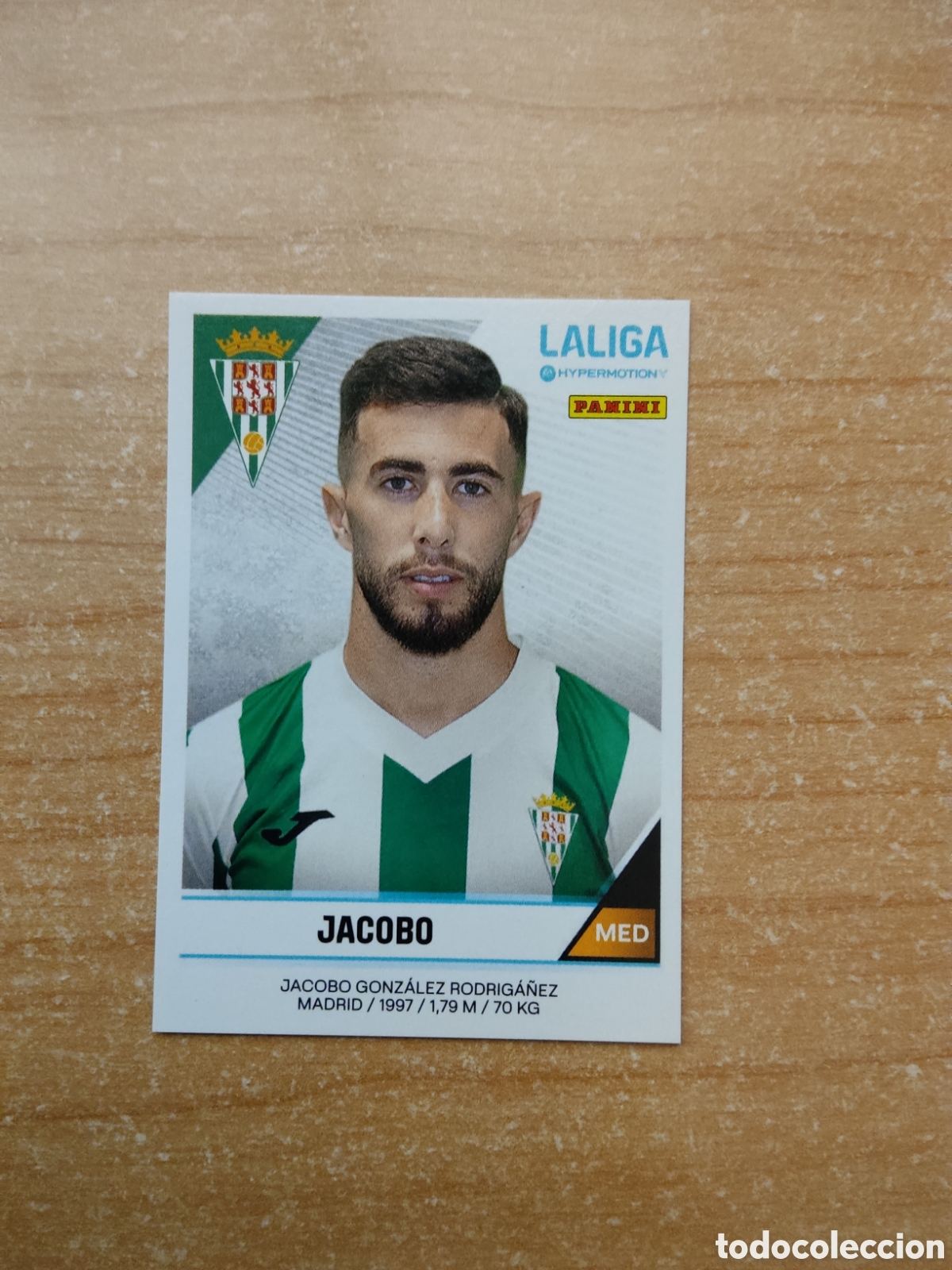 Cromos de f&uacute;tbol: 130 B JACOBO CORDOBA LIGA HYPERMOTION 2024 2025