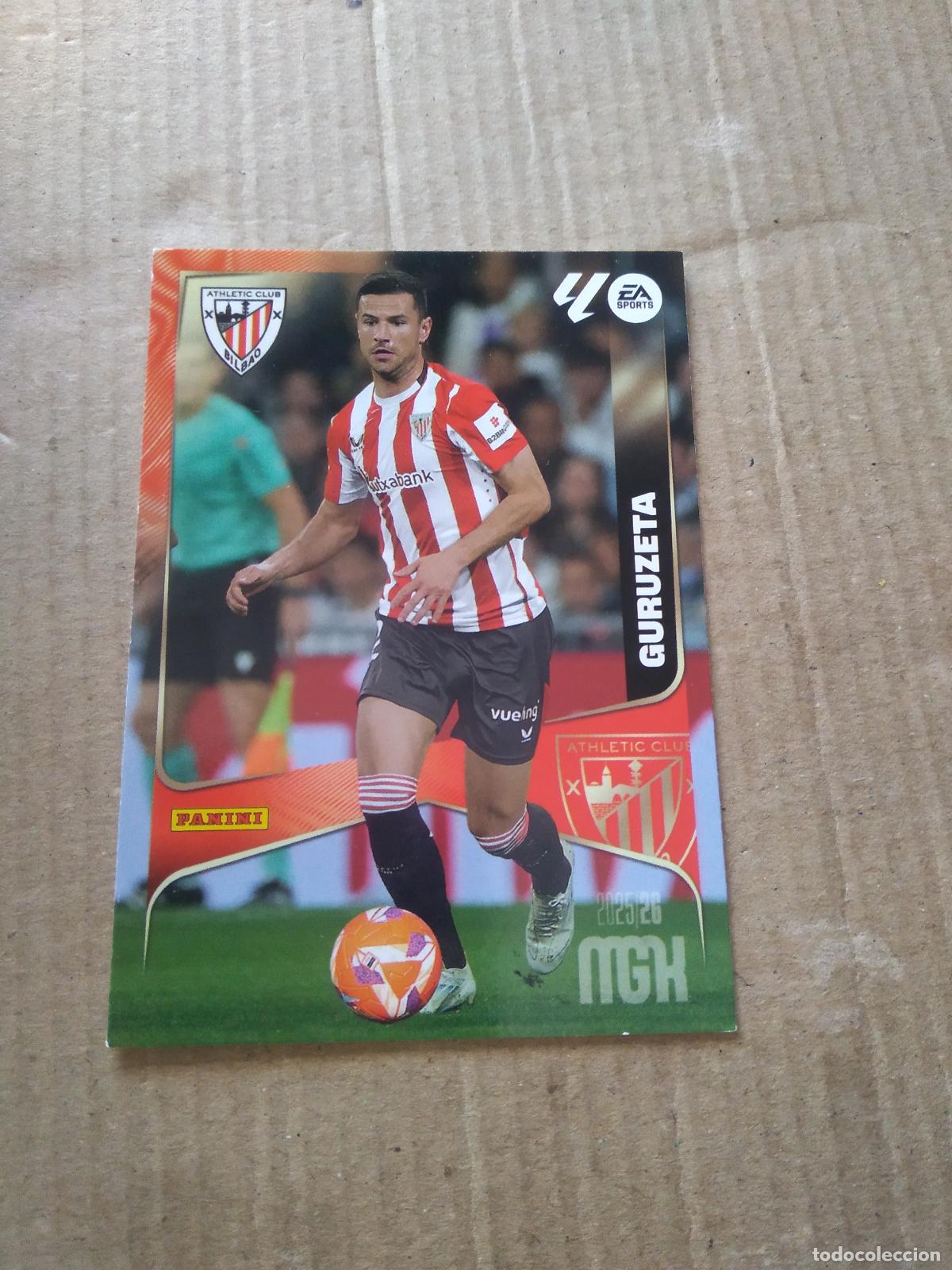 Cromos de f&uacute;tbol: 54 GURUZETA ATHLETIC CLUB BILBAO CROMO FUTBOL PANINI LIGA MGKS 25-26 MEGACRACKS 2025-2026