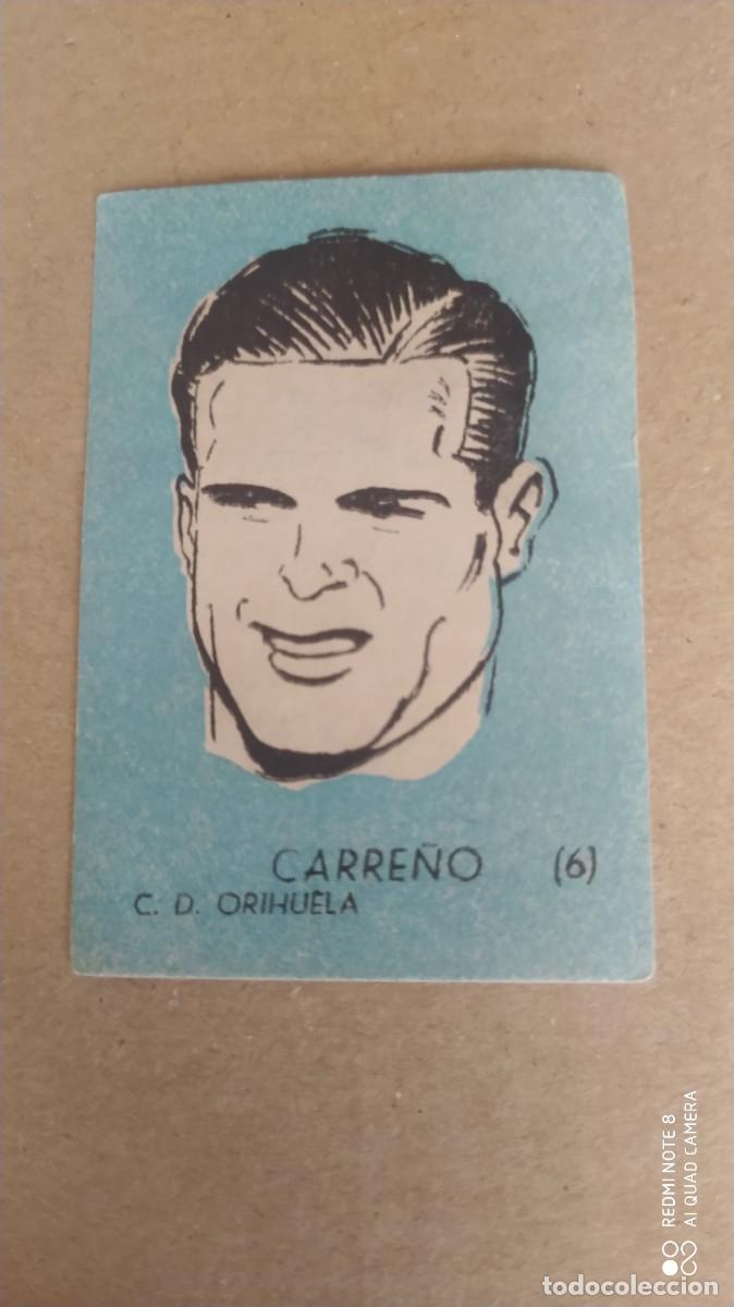 Cromos de f&uacute;tbol: ORIHUELA 4 CARRE&Ntilde;O - DINAMICO 1951 1952 -51 52 - CHOCOLATES EL LINCE Y MADAM , F