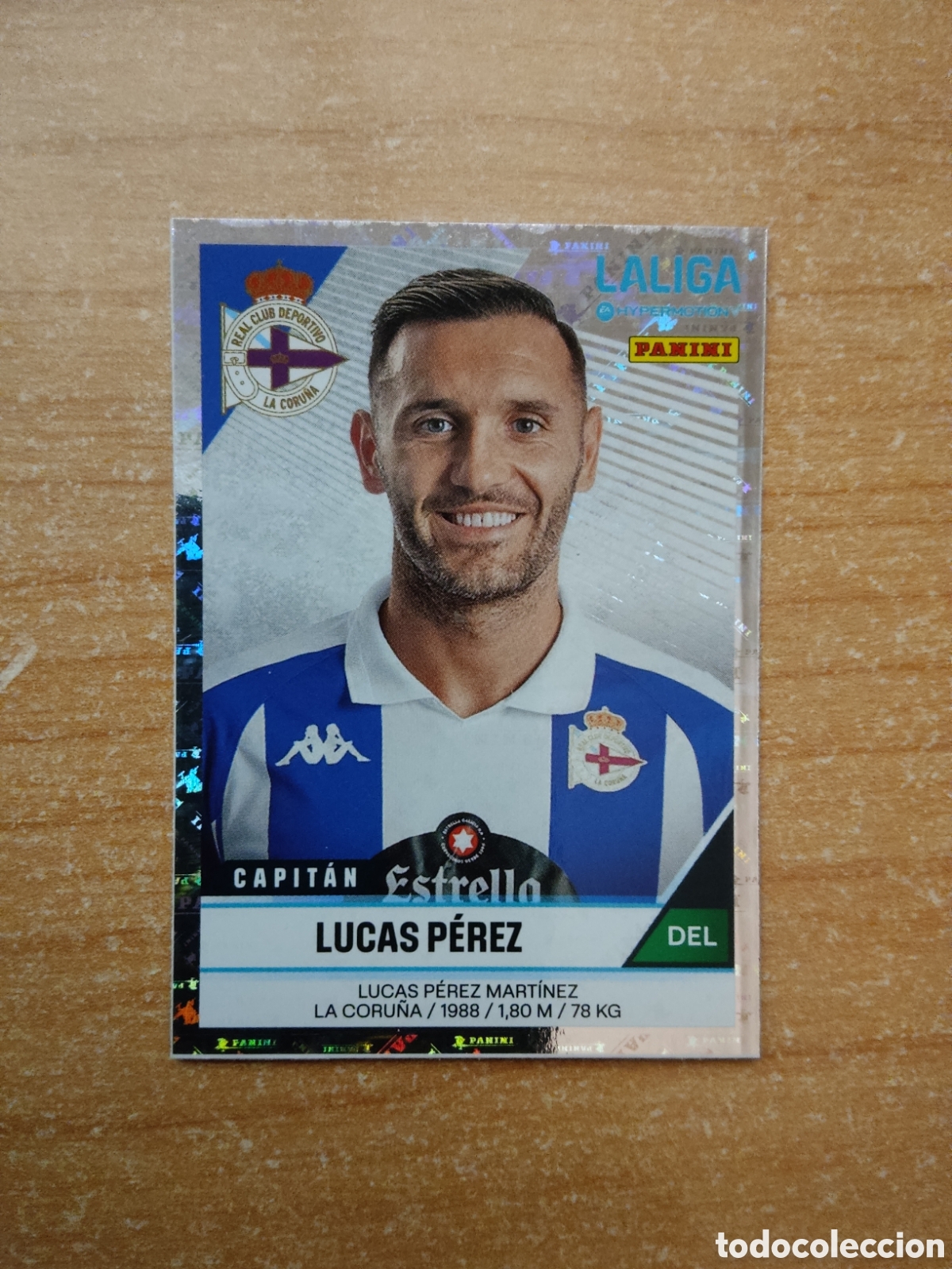 Cromos de f&uacute;tbol: 153 LUCAS PEREZ DEPORTIVO CORU&Ntilde;A LIGA HYPERMOTION 2024 2025