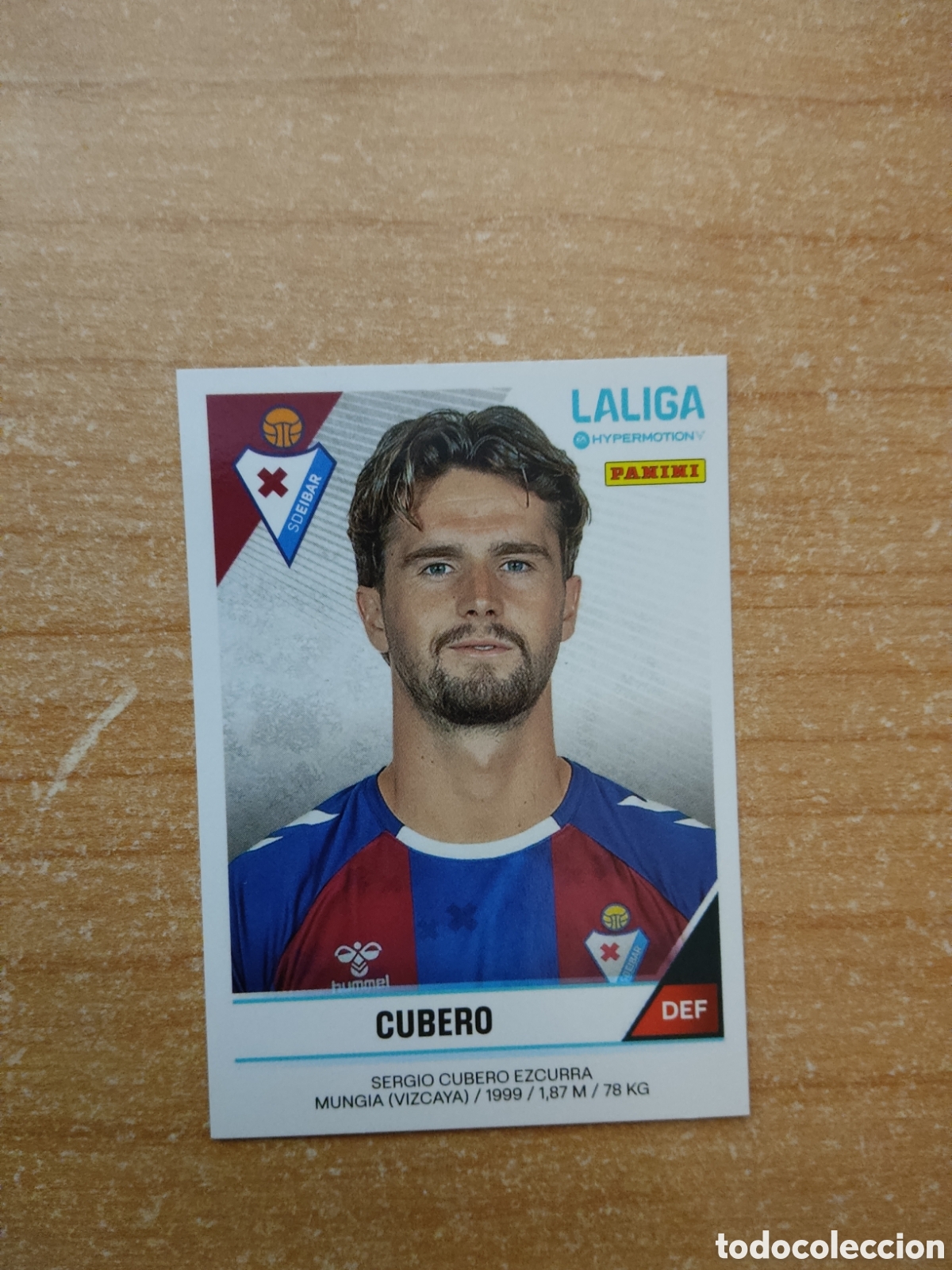 Cromos de f&uacute;tbol: 158 CUBERO EIBAR LIGA HYPERMOTION 2024 2025