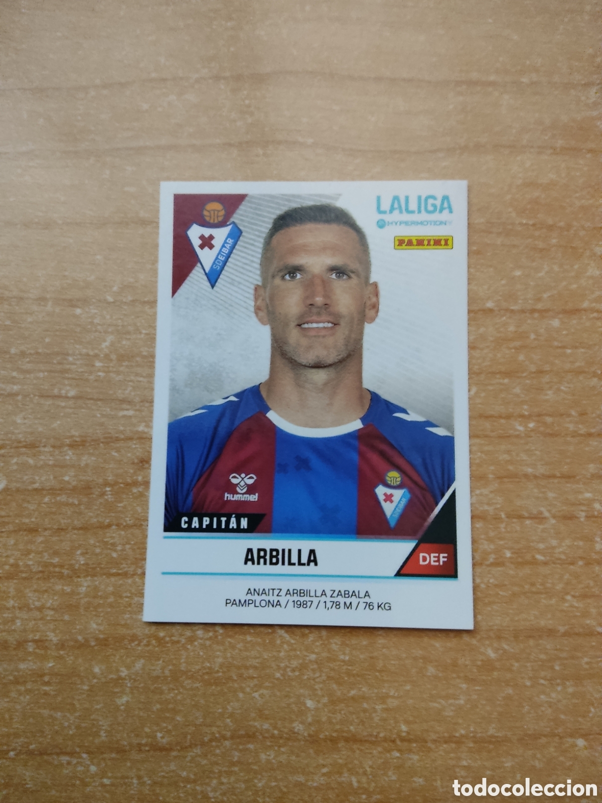 Cromos de f&uacute;tbol: 159 ARBILLA EIBAR LIGA HYPERMOTION 2024 2025
