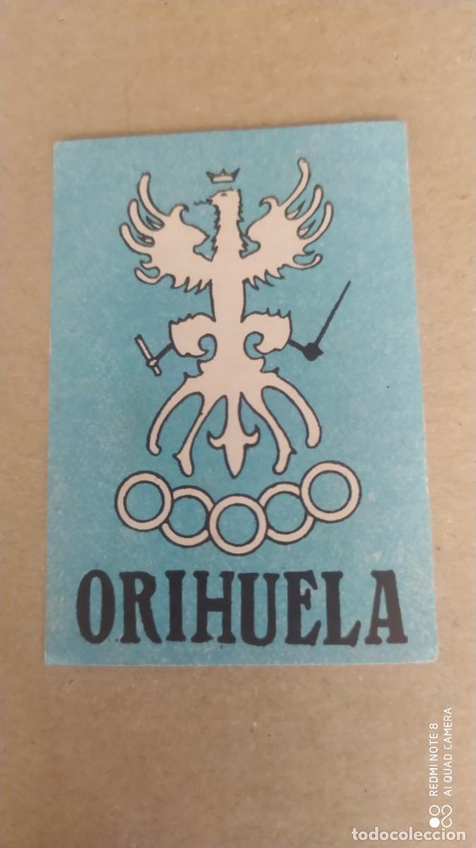 Cromos de f&uacute;tbol: ORIHUELA ESCUDO - DINAMICO 1951 1952 -51 52 - CHOCOLATES EL LINCE Y MADAM , F