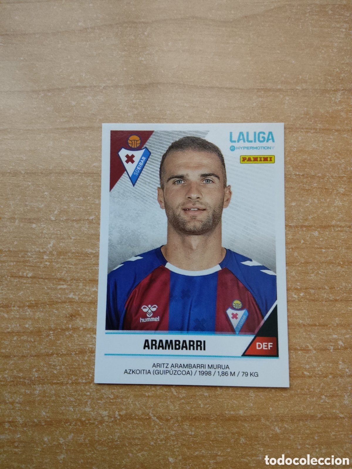 Cromos de f&uacute;tbol: 160 ARAMBARRI EIBAR LIGA HYPERMOTION 2024 2025