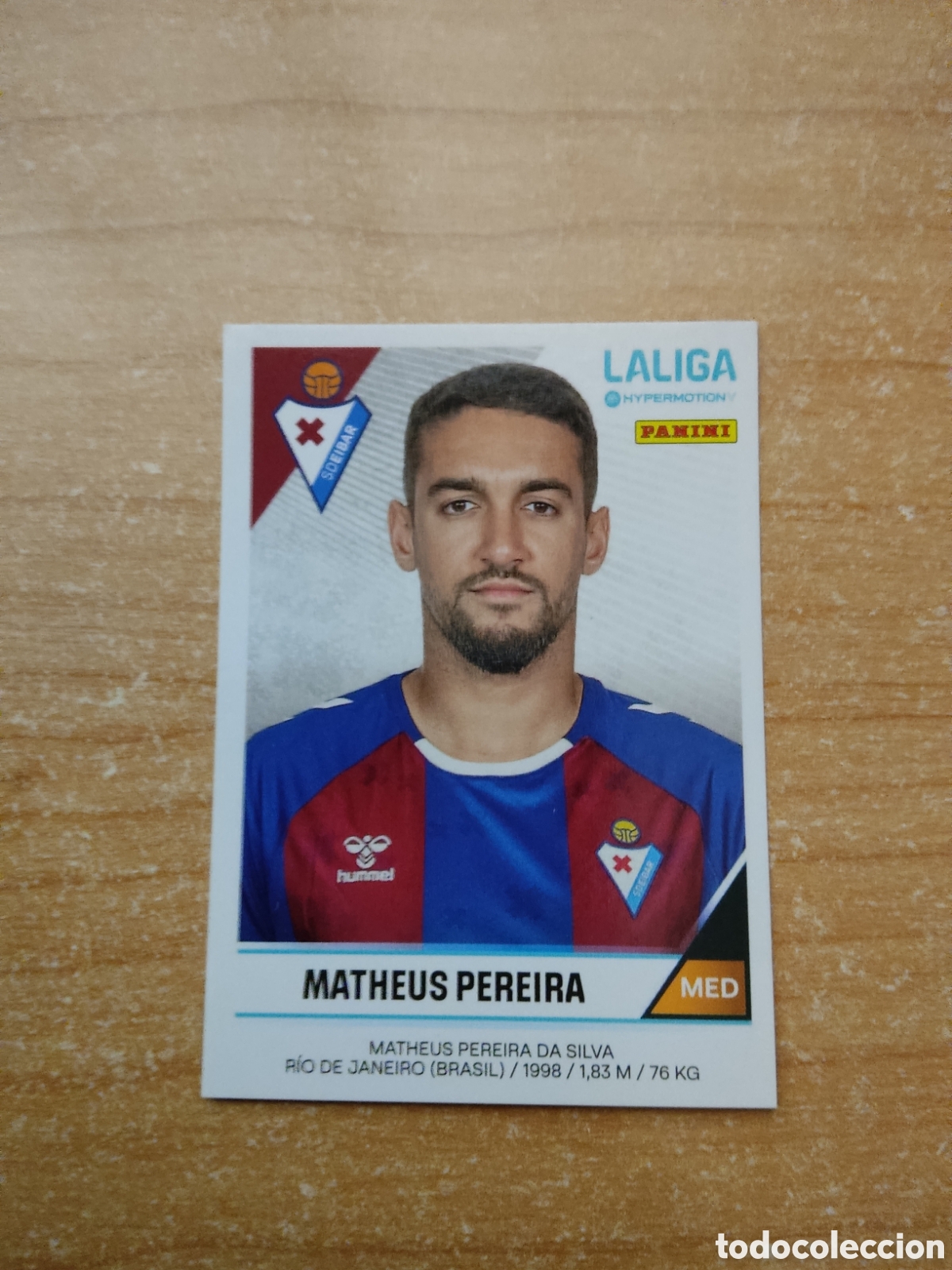 Cromos de f&uacute;tbol: 164 MATHEUS PEREIRA EIBAR LIGA HYPERMOTION 2024 2025