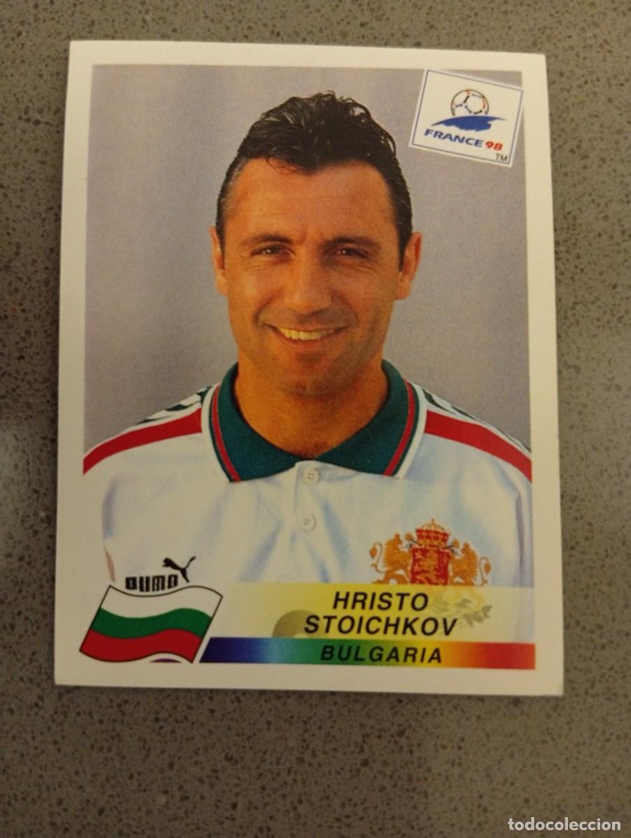 Cromos de f&uacute;tbol: HRISTO STOICHKOV 295 BULGARIA PANINI FRANCIA 1998 98 SIN PEGAR NUNCA PEGADO