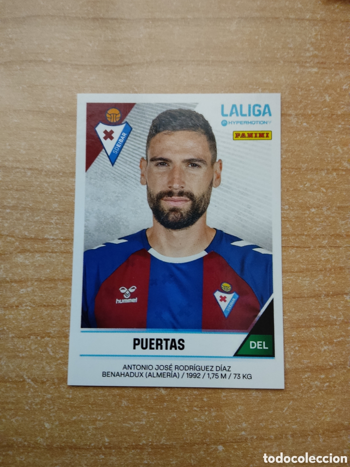 Cromos de f&uacute;tbol: 169 PUERTAS EIBAR LIGA HYPERMOTION 2024 2025