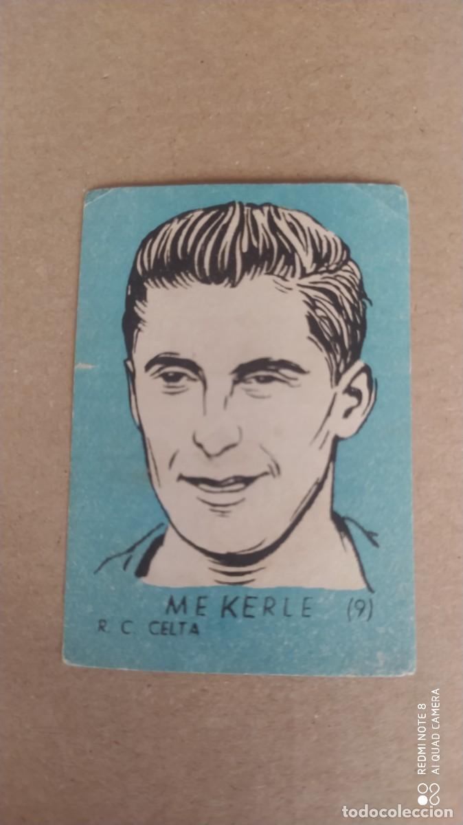Cromos de f&uacute;tbol: CELTA 9 MEKERLE - DINAMICO 1951 1952 -51 52 - CHOCOLATES EL LINCE Y MADAM , F