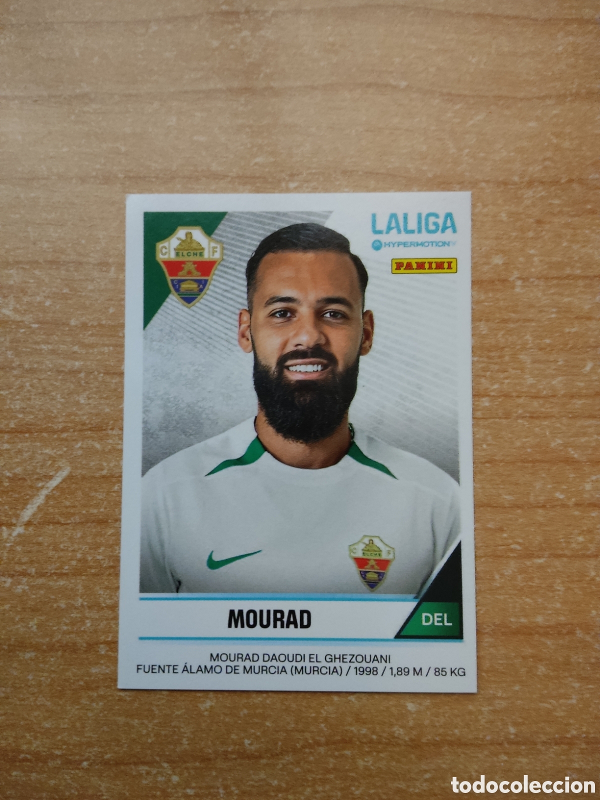 Football Stickers: 191 MOURAD ELCHE LIGA HYPERMOTION 2024 2025