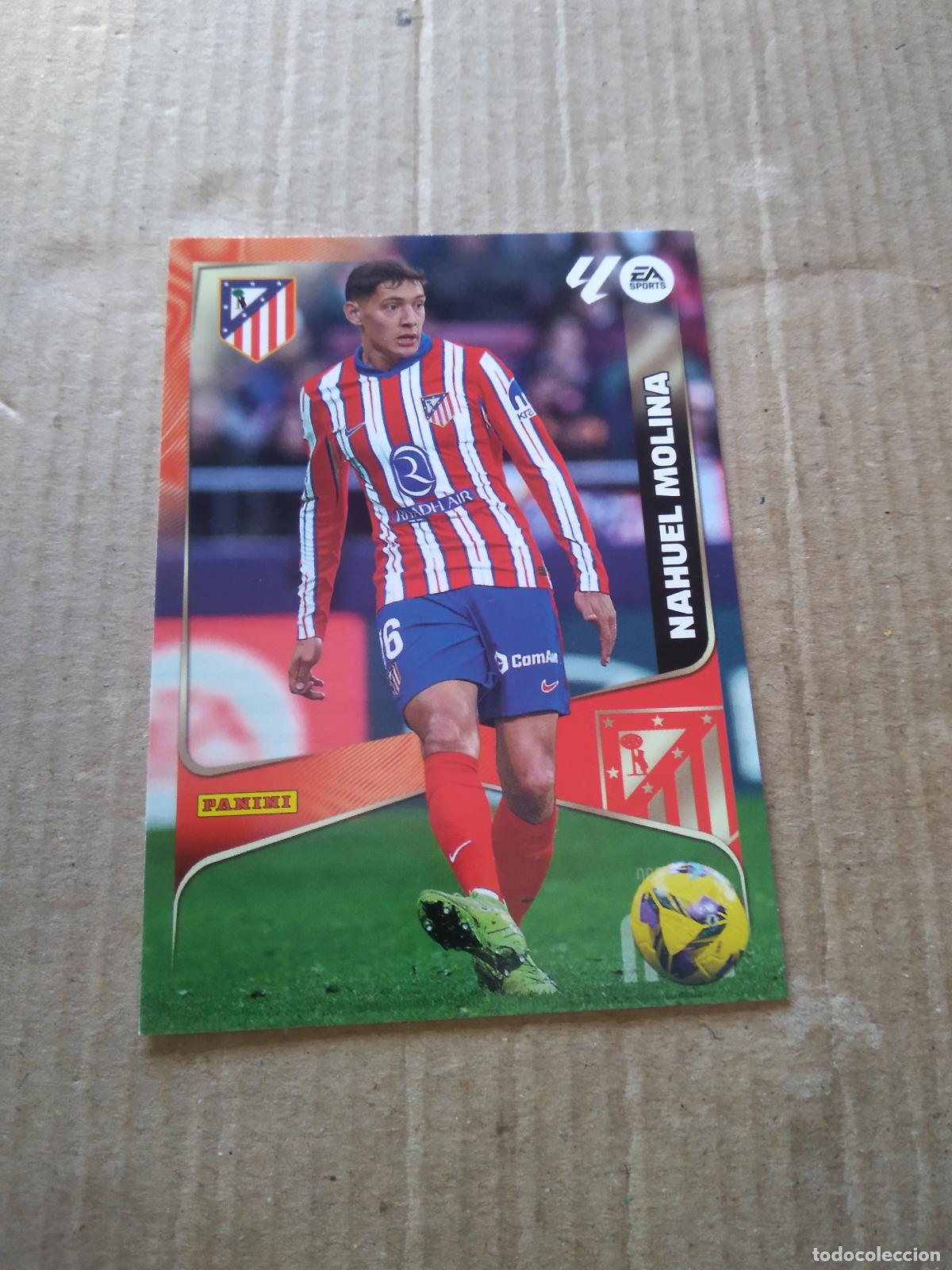Cromos de f&uacute;tbol: 58 NAHUEL MOLINA ATLETICO DE MADRID CROMO FUTBOL PANINI LIGA MGKS 25-26 MEGACRACKS 2025-2026