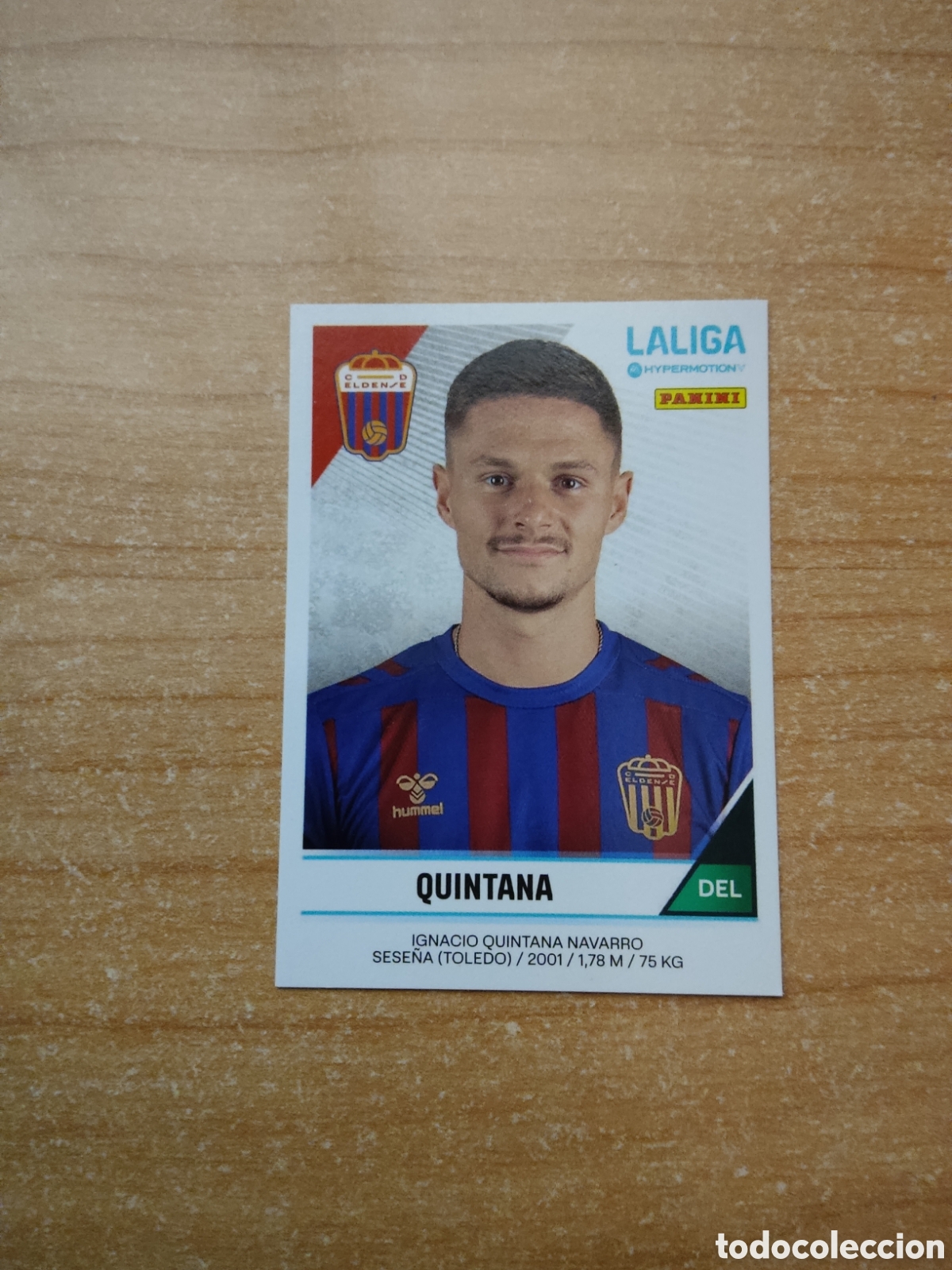 Cromos de f&uacute;tbol: 207 QUINTANA ELDENSE LIGA HYPERMOTION 2024 2025