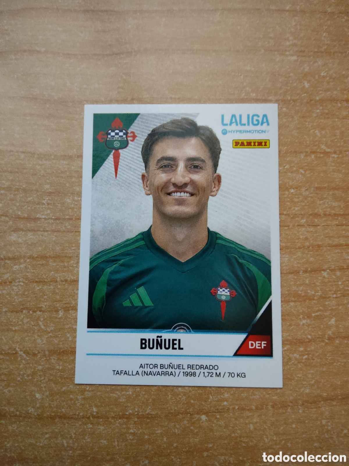 Cromos de f&uacute;tbol: 215 B BU&Ntilde;UEL RACING FERROL LIGA HYPERMOTION 2024 2025