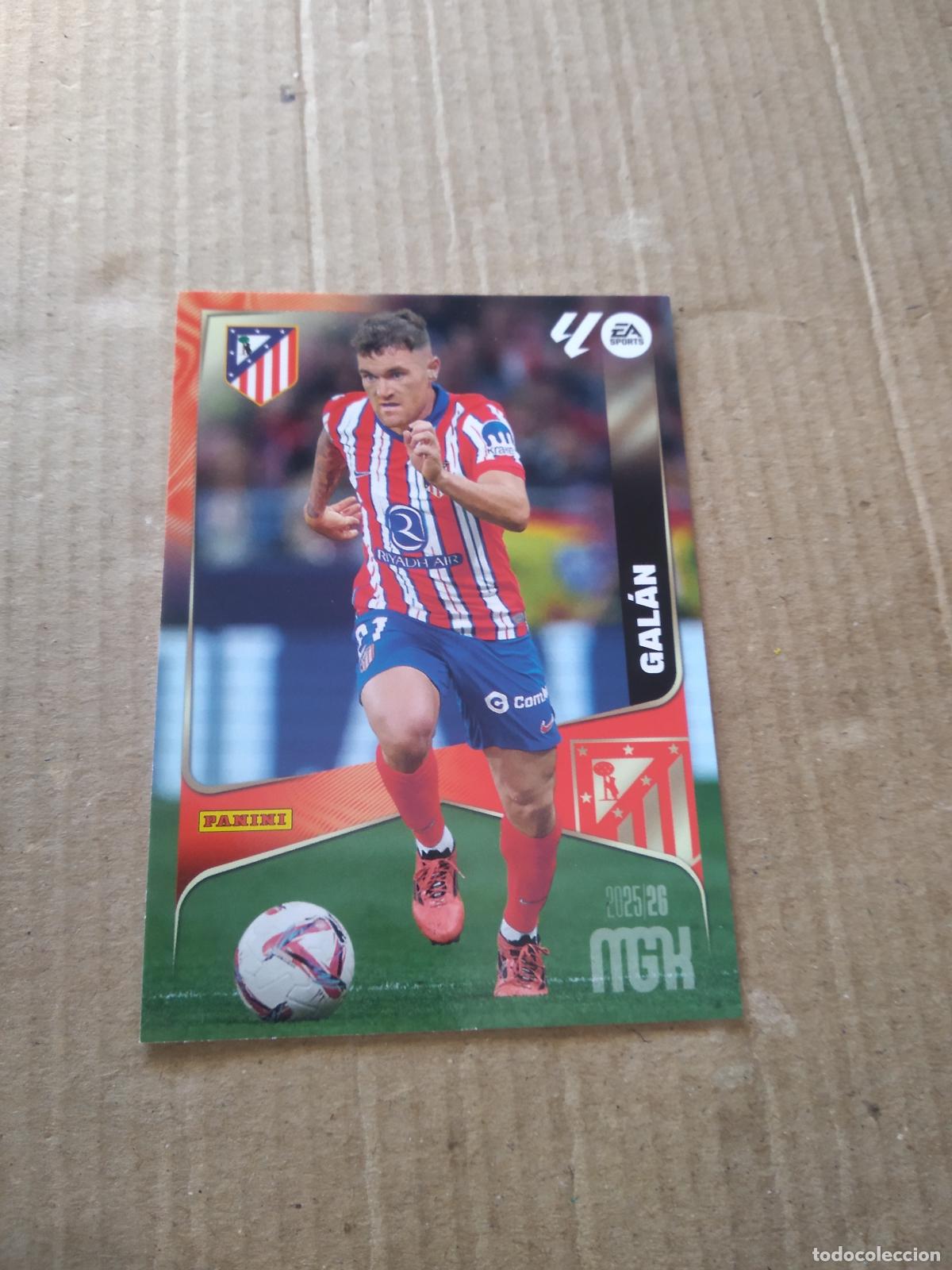 Cromos de f&uacute;tbol: 62 GALAN ATLETICO DE MADRID CROMO FUTBOL PANINI LIGA MGKS 25-26 MEGACRACKS 2025-2026
