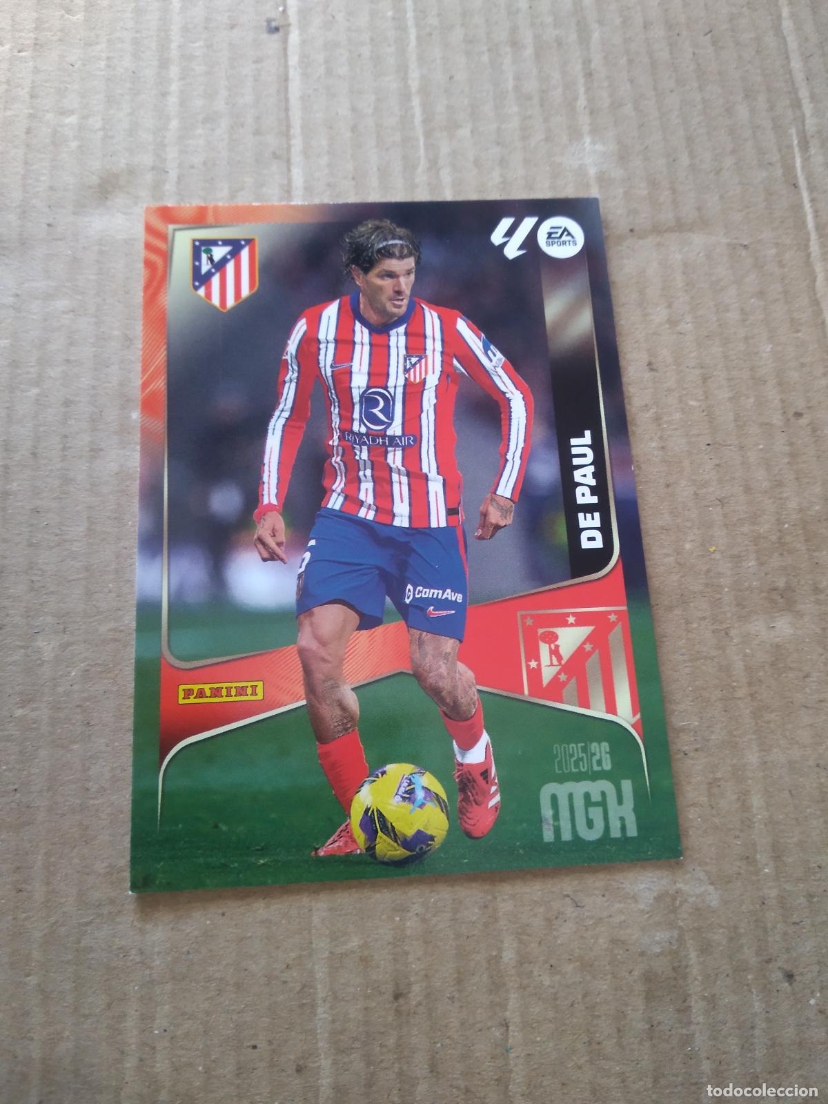 Cromos de f&uacute;tbol: 64 DE PAUL ATLETICO DE MADRID CROMO FUTBOL PANINI LIGA MGKS 25-26 MEGACRACKS 2025-2026