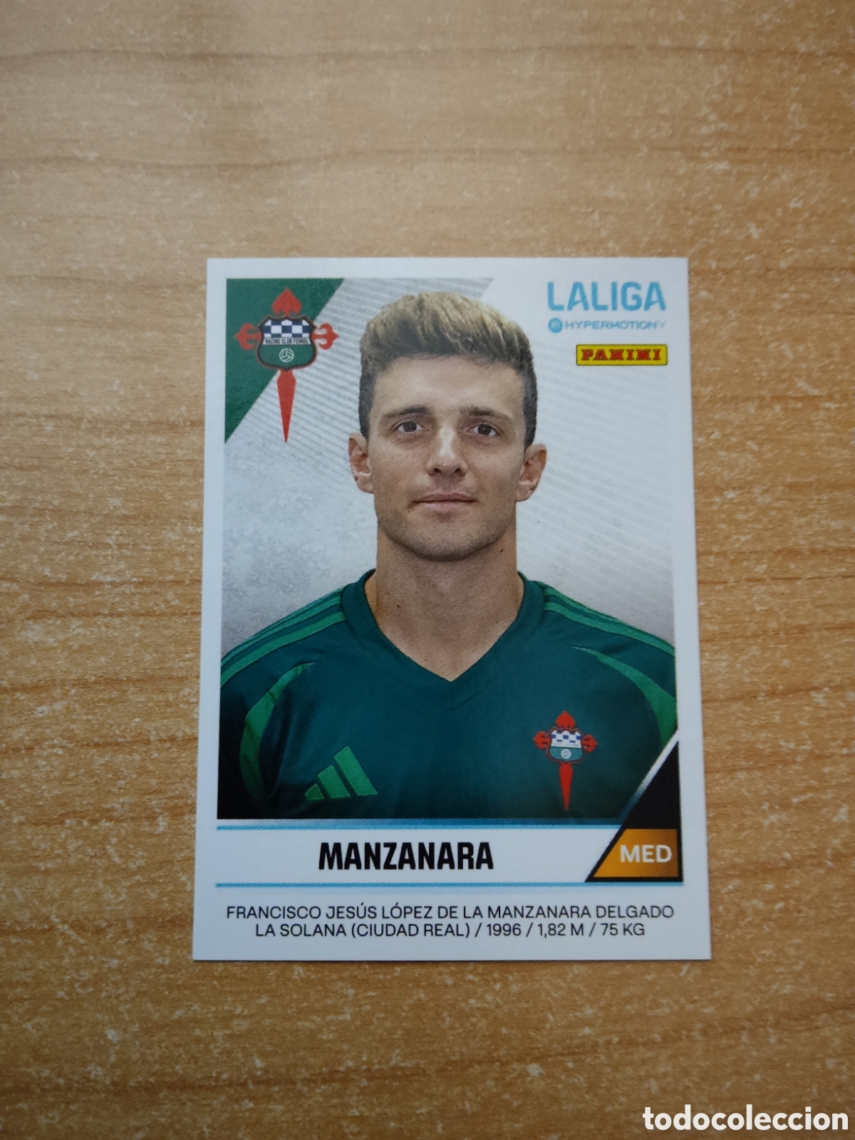 Cromos de f&uacute;tbol: 220 MANZANARA RACING FERROL LIGA HYPERMOTION 2024 2025