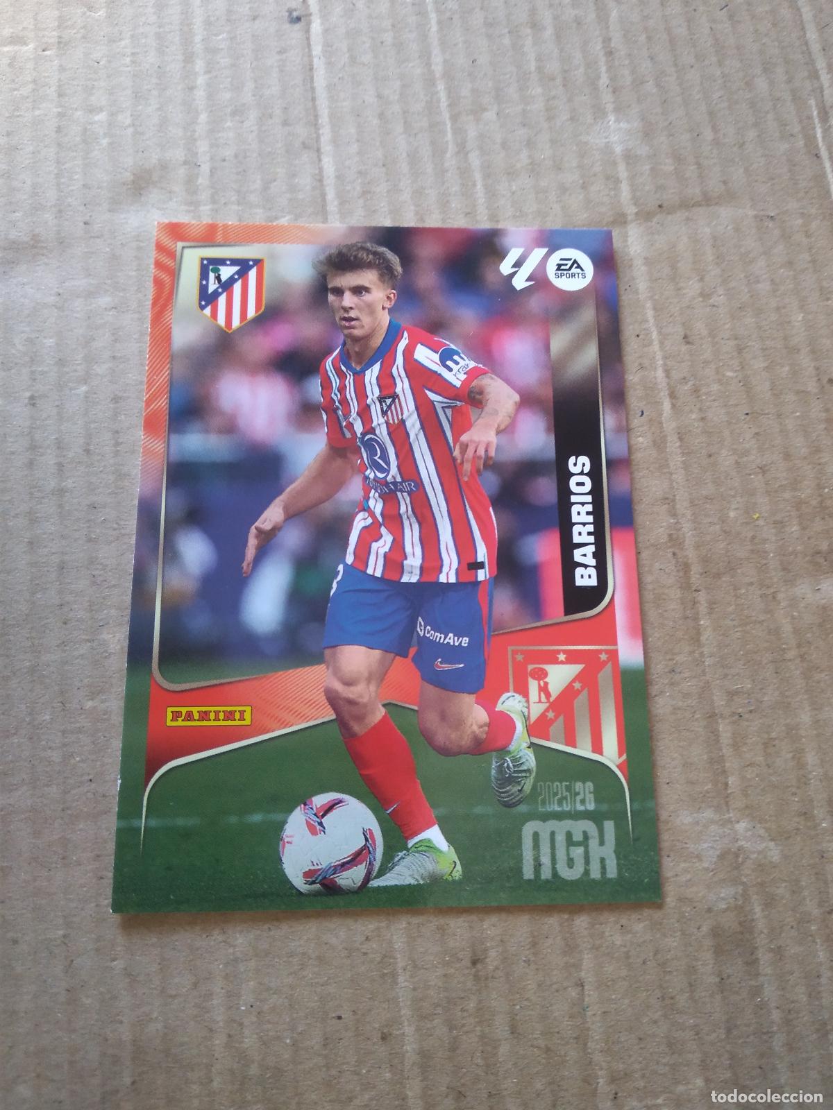 Cromos de f&uacute;tbol: 65 BARRIOS ATLETICO DE MADRID CROMO FUTBOL PANINI LIGA MGKS 25-26 MEGACRACKS 2025-2026