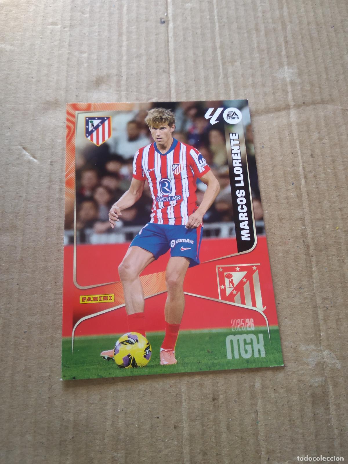 Cromos de f&uacute;tbol: 67 MARCOS LLORENTE ATLETICO DE MADRID CROMO FUTBOL PANINI LIGA MGKS 25-26 MEGACRACKS 2025-2026