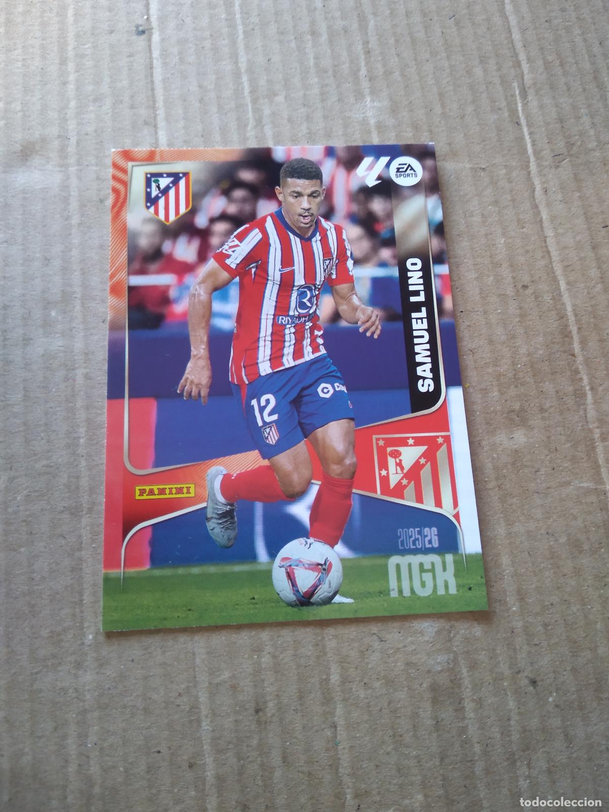 Cromos de f&uacute;tbol: 68 SAMUEL LINO ATLETICO DE MADRID CROMO FUTBOL PANINI LIGA MGKS 25-26 MEGACRACKS 2025-2026
