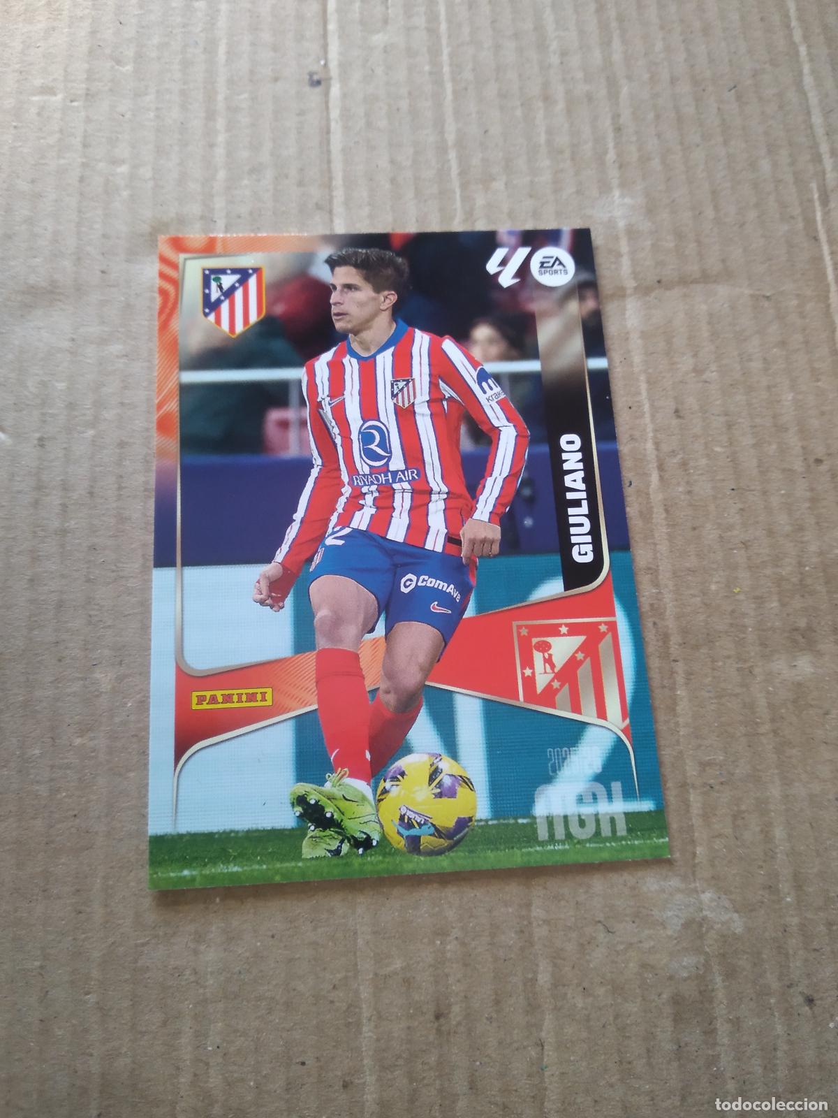 Cromos de f&uacute;tbol: 69 GIULIANO ATLETICO DE MADRID CROMO FUTBOL PANINI LIGA MGKS 25-26 MEGACRACKS 2025-2026
