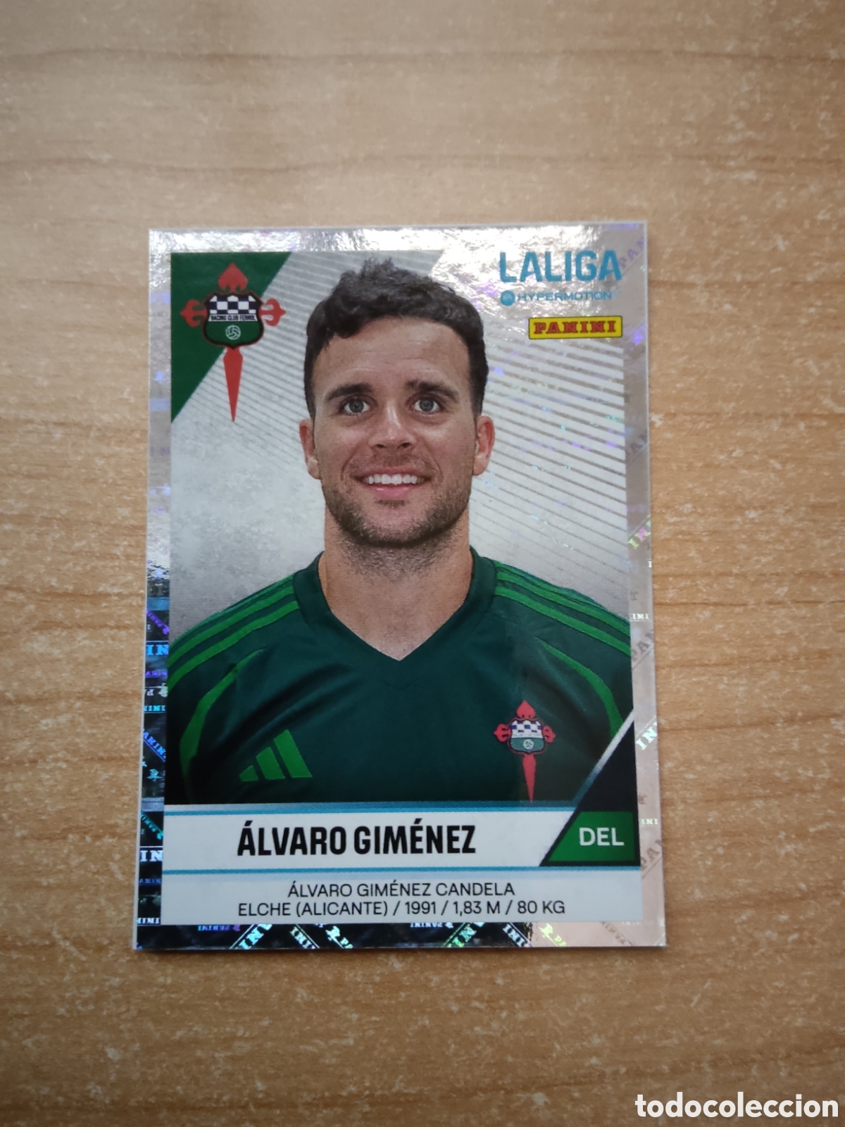 Cromos de f&uacute;tbol: 228 ALVARO GIMENEZ RACING FERROL LIGA HYPERMOTION 2024 2025