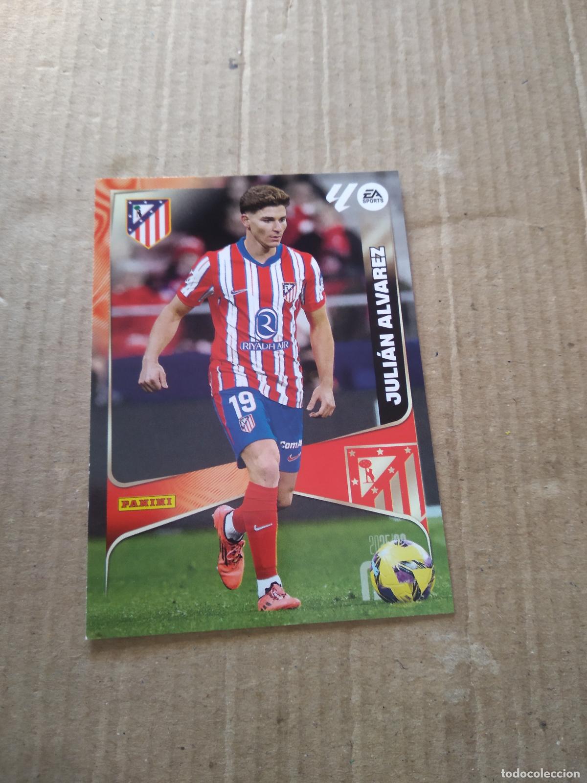 Cromos de f&uacute;tbol: 70 JULIAN ALVAREZ ATLETICO DE MADRID CROMO FUTBOL PANINI LIGA MGKS 25-26 MEGACRACKS 2025-2026