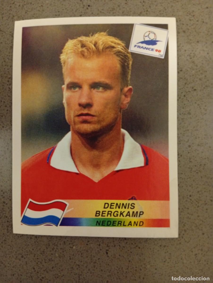 Cromos de f&uacute;tbol: DENNIS BERGKAMP 314 HOLANDA PAISES BAJOS PANINI FRANCIA 1998 98 SIN PEGAR NUNCA PEGADO