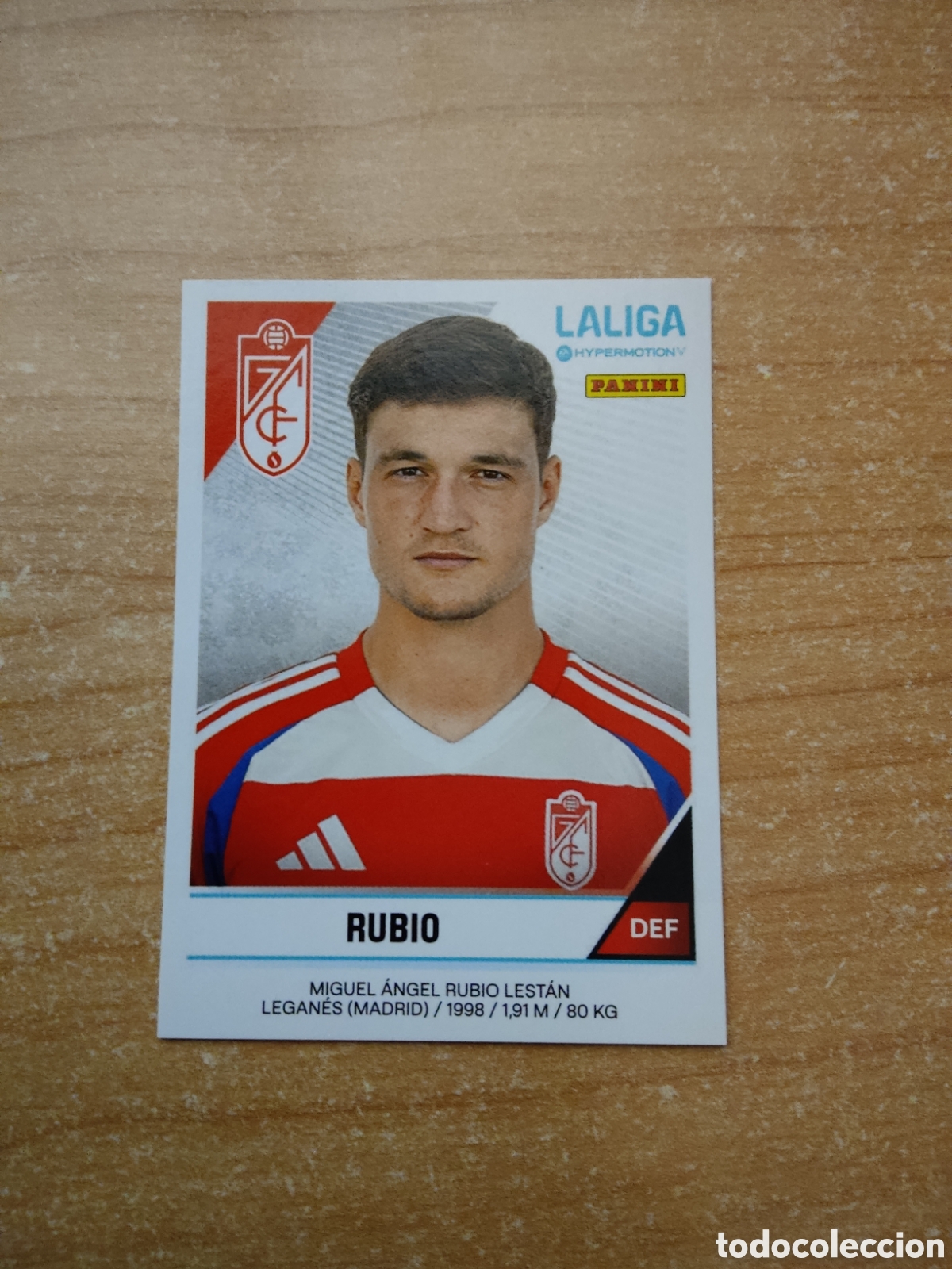 Cromos de f&uacute;tbol: 236 RUBIO GRANADA LIGA HYPERMOTION 2024 2025