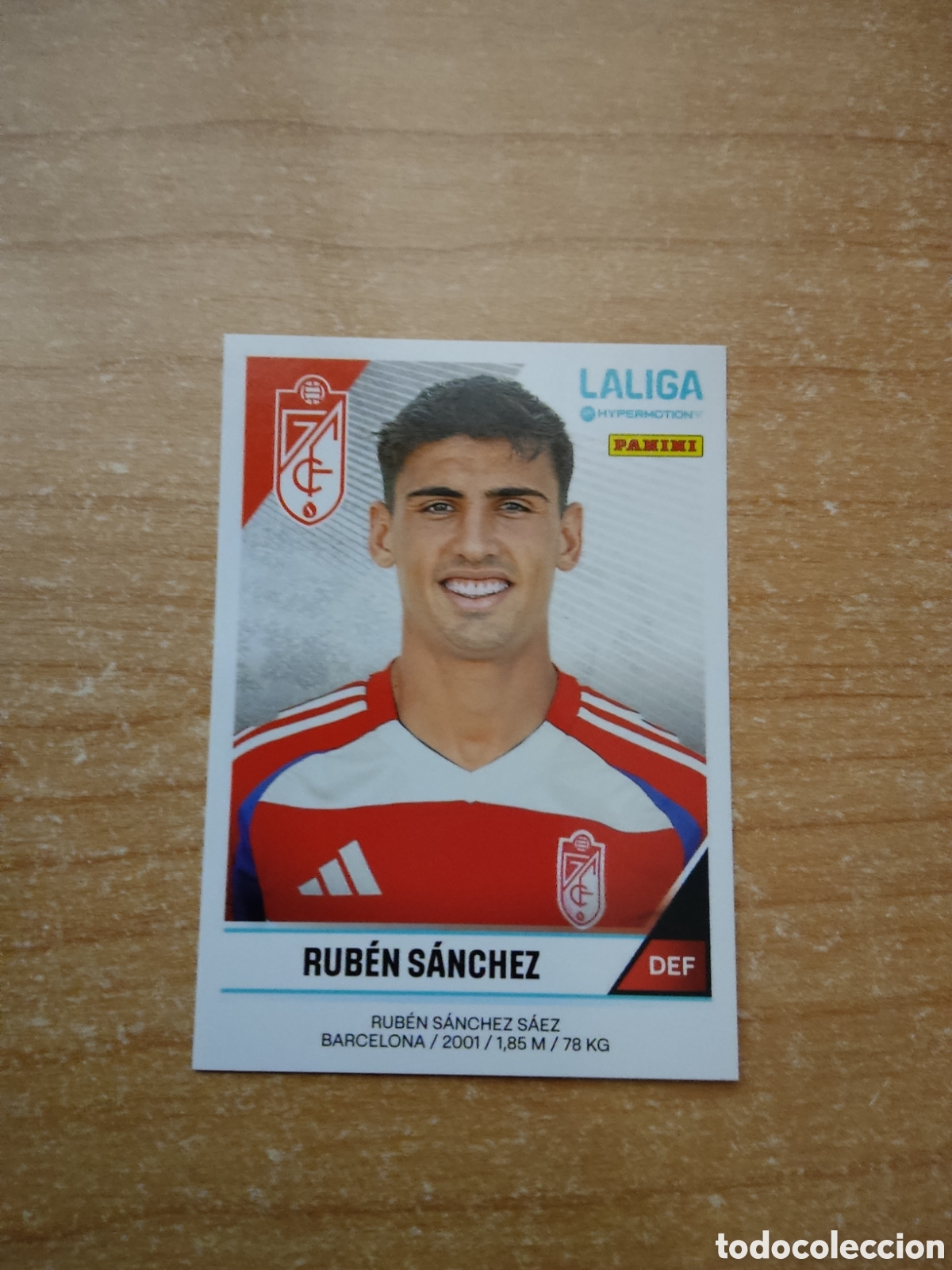 Cromos de f&uacute;tbol: 238 B RUBEN SANCHEZ GRANADA LIGA HYPERMOTION 2024 2025
