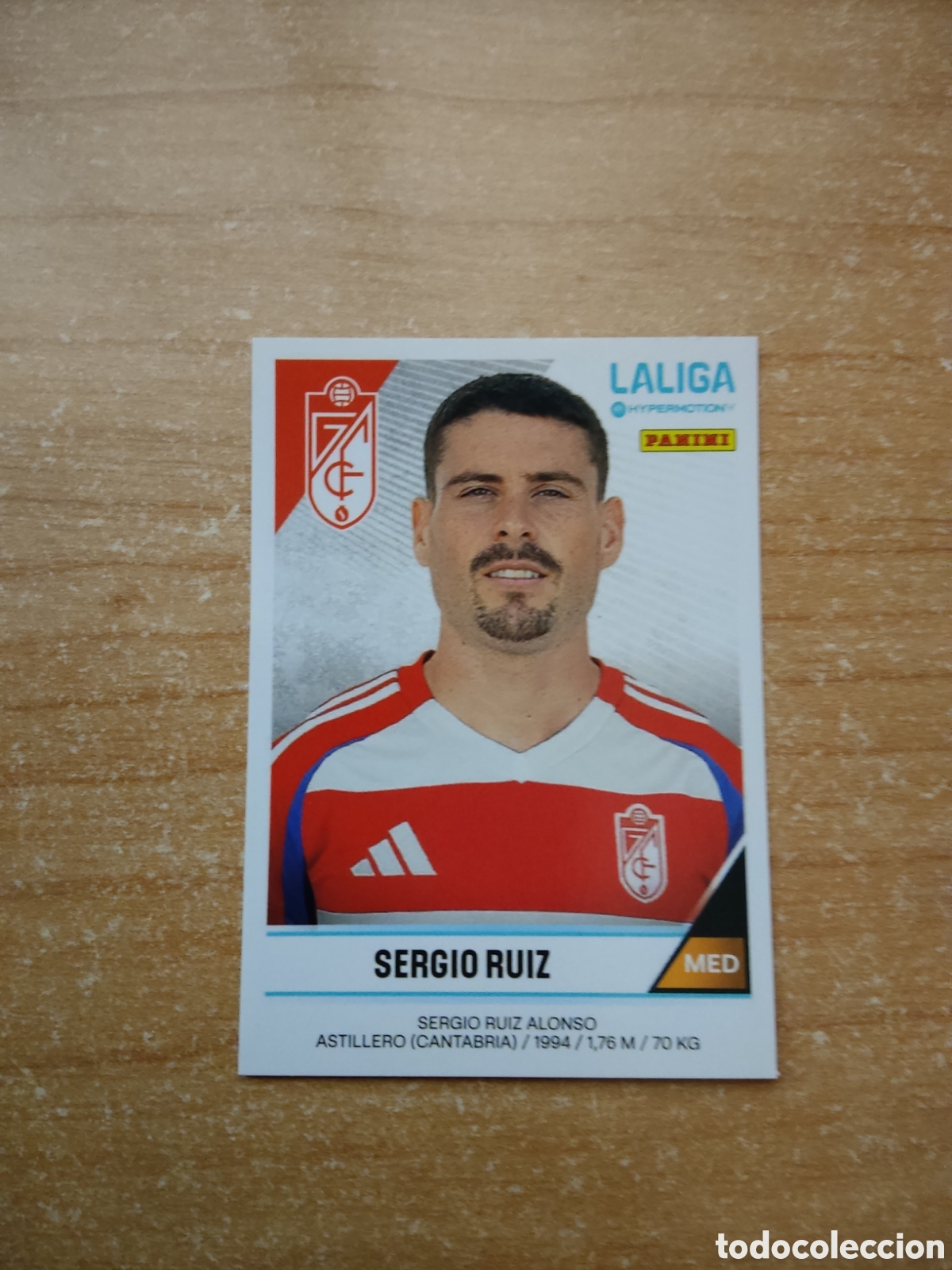 Cromos de f&uacute;tbol: 240 SERGIO RUIZ GRANADA LIGA HYPERMOTION 2024 2025