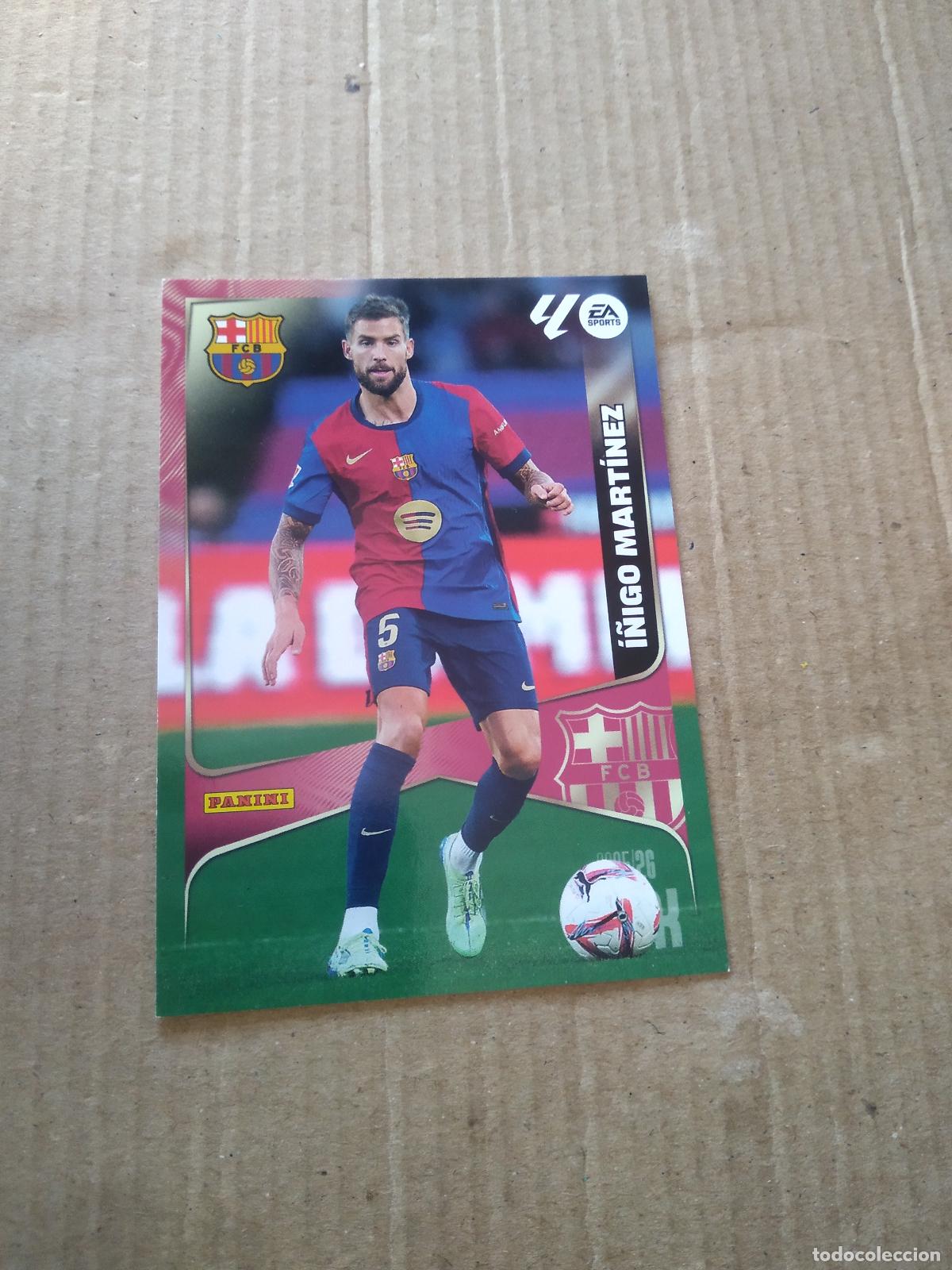 Cromos de f&uacute;tbol: 79 I&Ntilde;IGO MARTINEZ BARCELONA BAR&Ccedil;A CROMO FUTBOL PANINI LIGA MGKS 25-26 MEGACRACKS 2025-2026